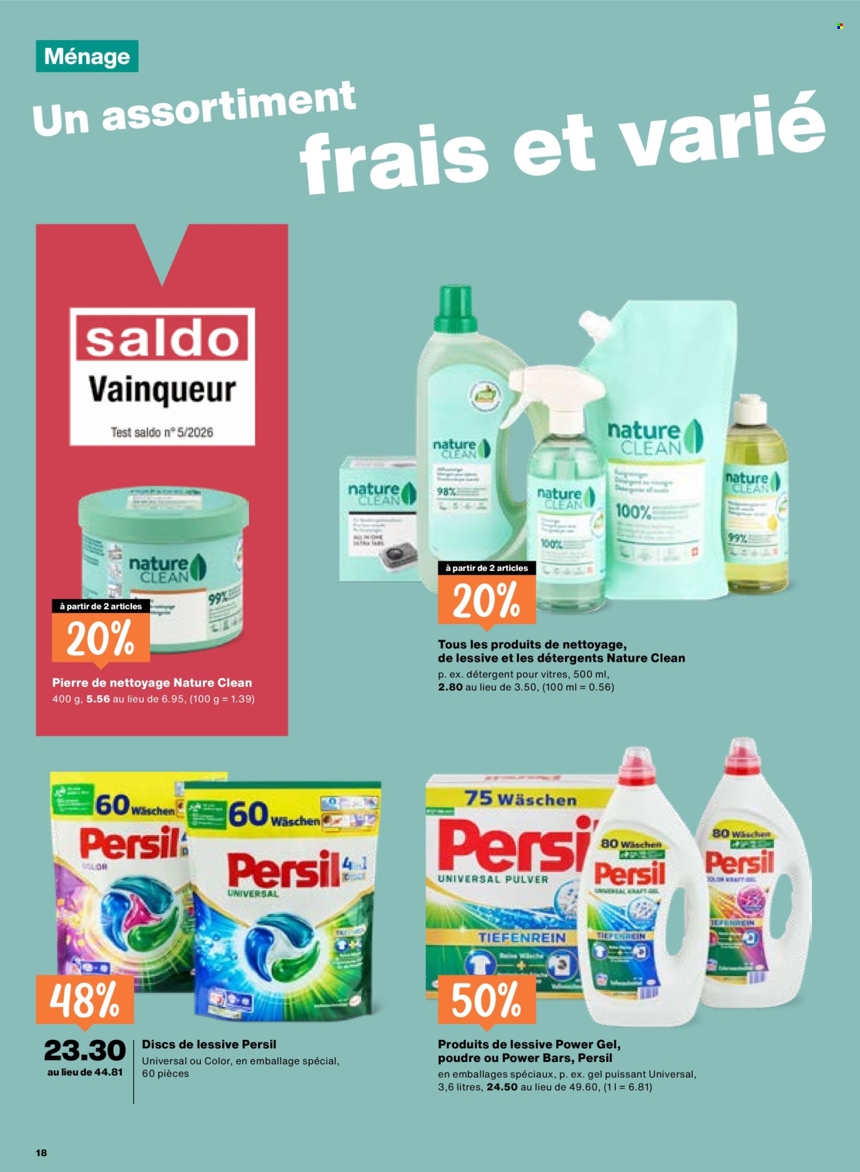 Catalogue Migros - 9.4.2026 - 15.4.2026. Page 18. Page 18