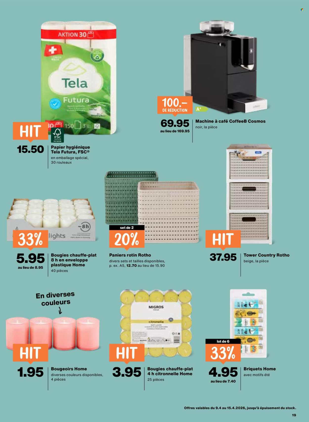 Catalogue Migros - 9.4.2026 - 15.4.2026. Page 19. Page 19