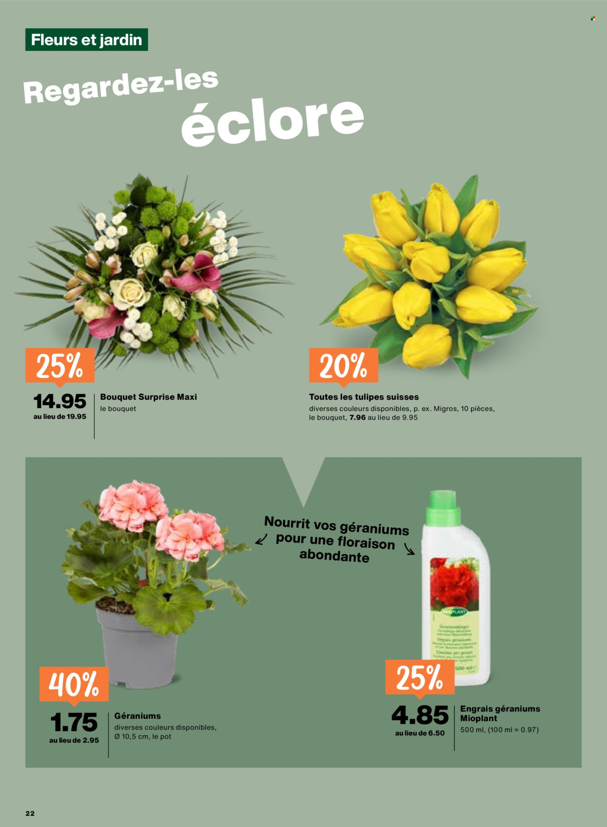 Catalogue Migros - 9.4.2026 - 15.4.2026. Page 22. Page 22