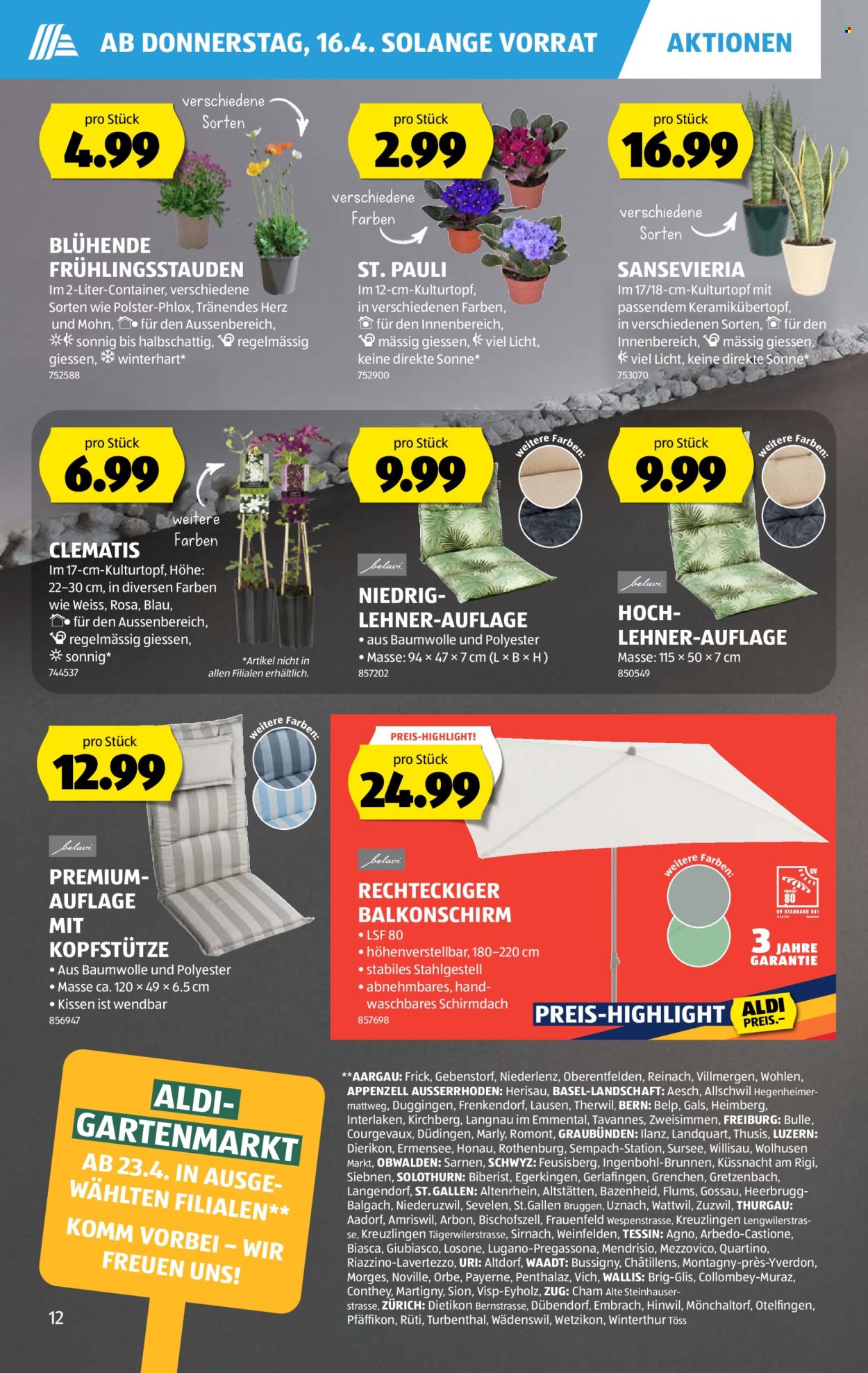 Catalogue Aldi - 16.4.2026 - 22.4.2026. Page 12. Page 12