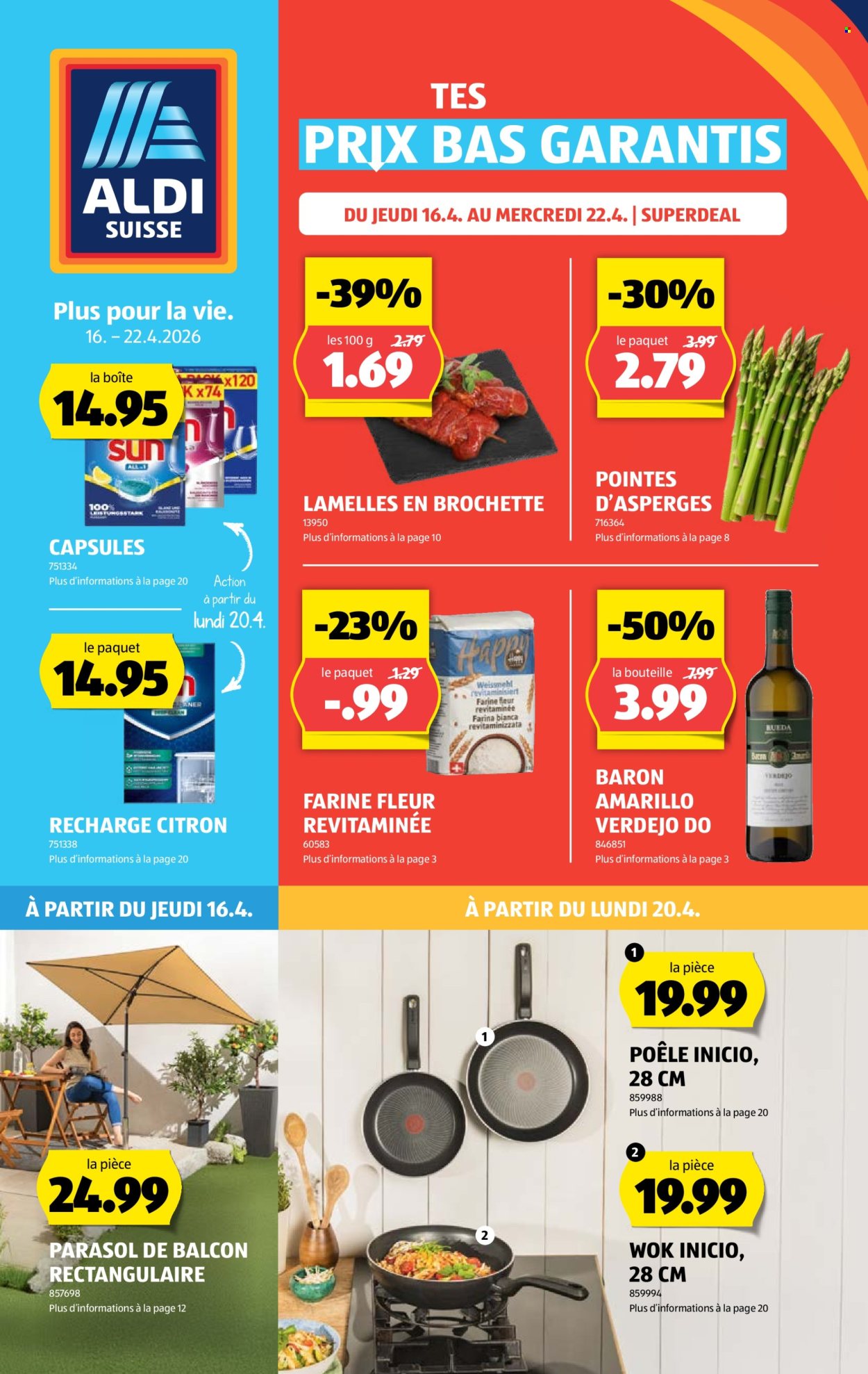 Catalogue Aldi - 16.4.2026 - 22.4.2026. Page 1. Page 1