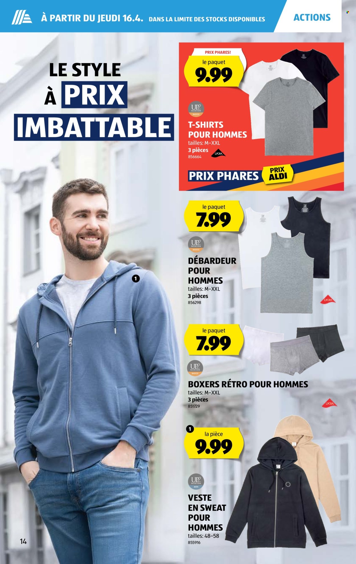 Catalogue Aldi - 16.4.2026 - 22.4.2026. Page 14. Page 14