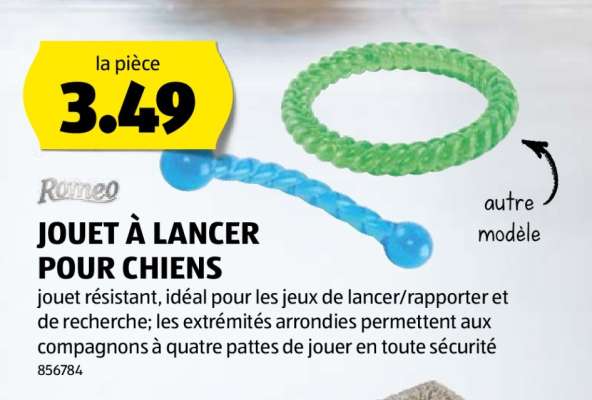 JOUET À LANCER POUR CHIENS