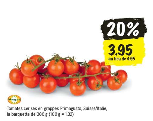 Tomates cerises en grappes Primagusto