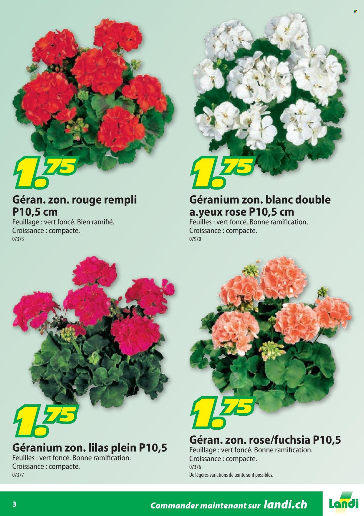 Catalogue Landi. Page 3. Page 3