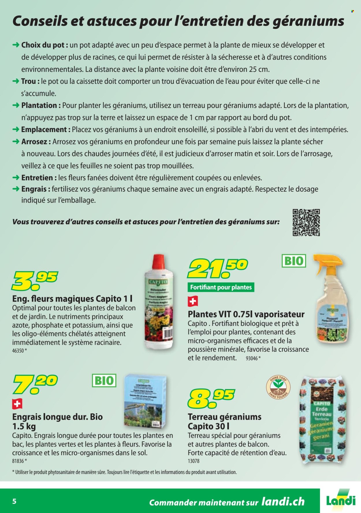 Catalogue Landi. Page 5. Page 5