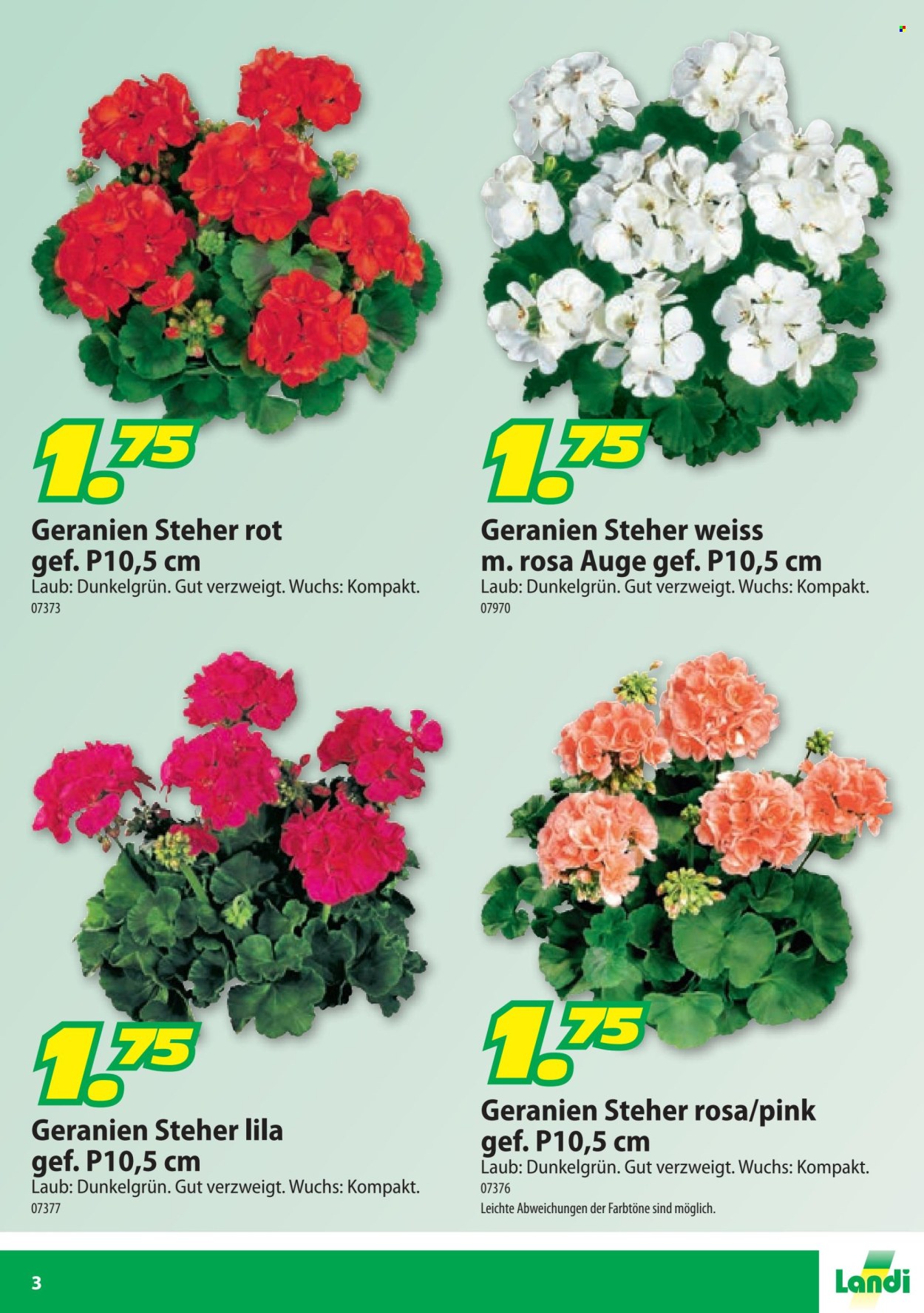 Catalogue Landi. Page 3. Page 3