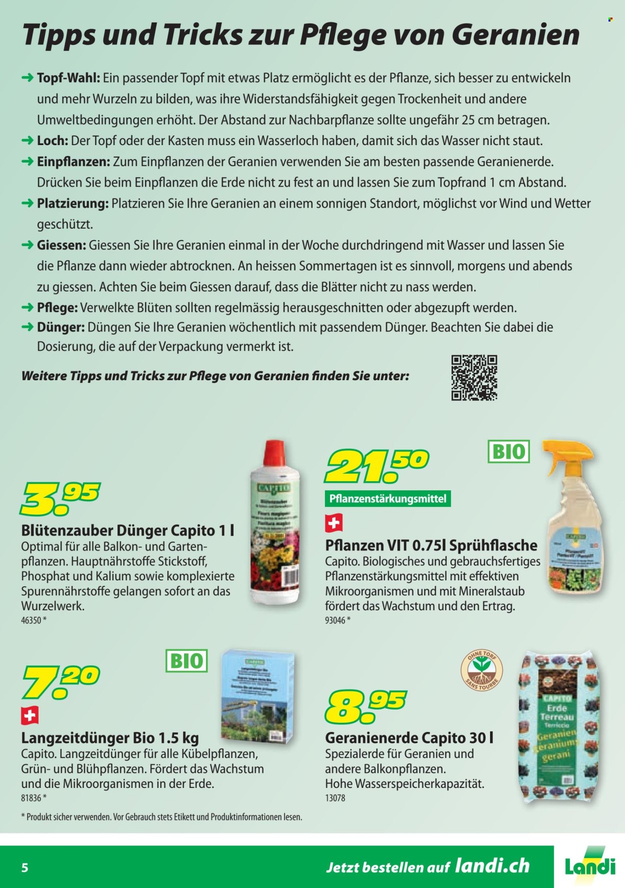 Catalogue Landi. Page 5. Page 5