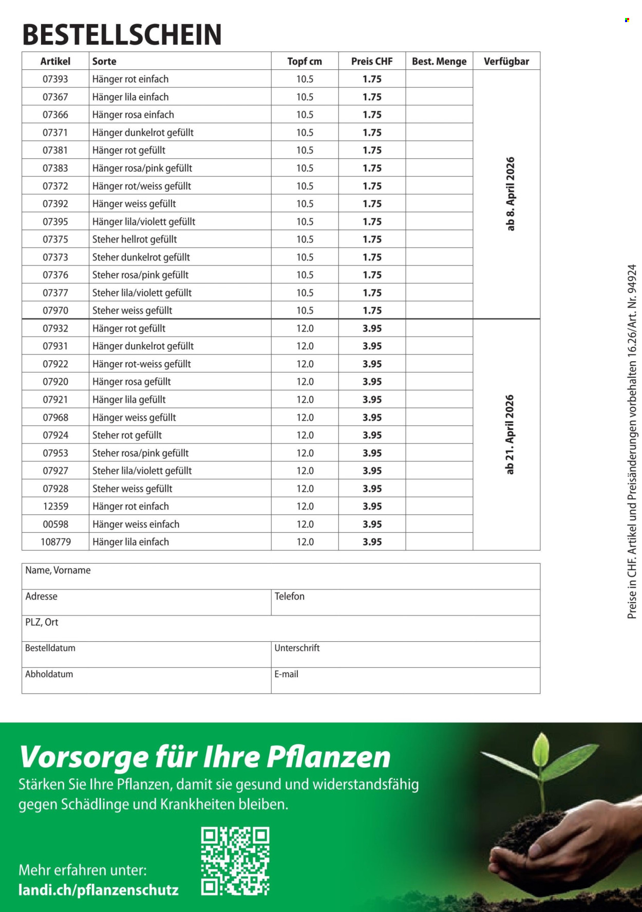 Catalogue Landi. Page 8. Page 8