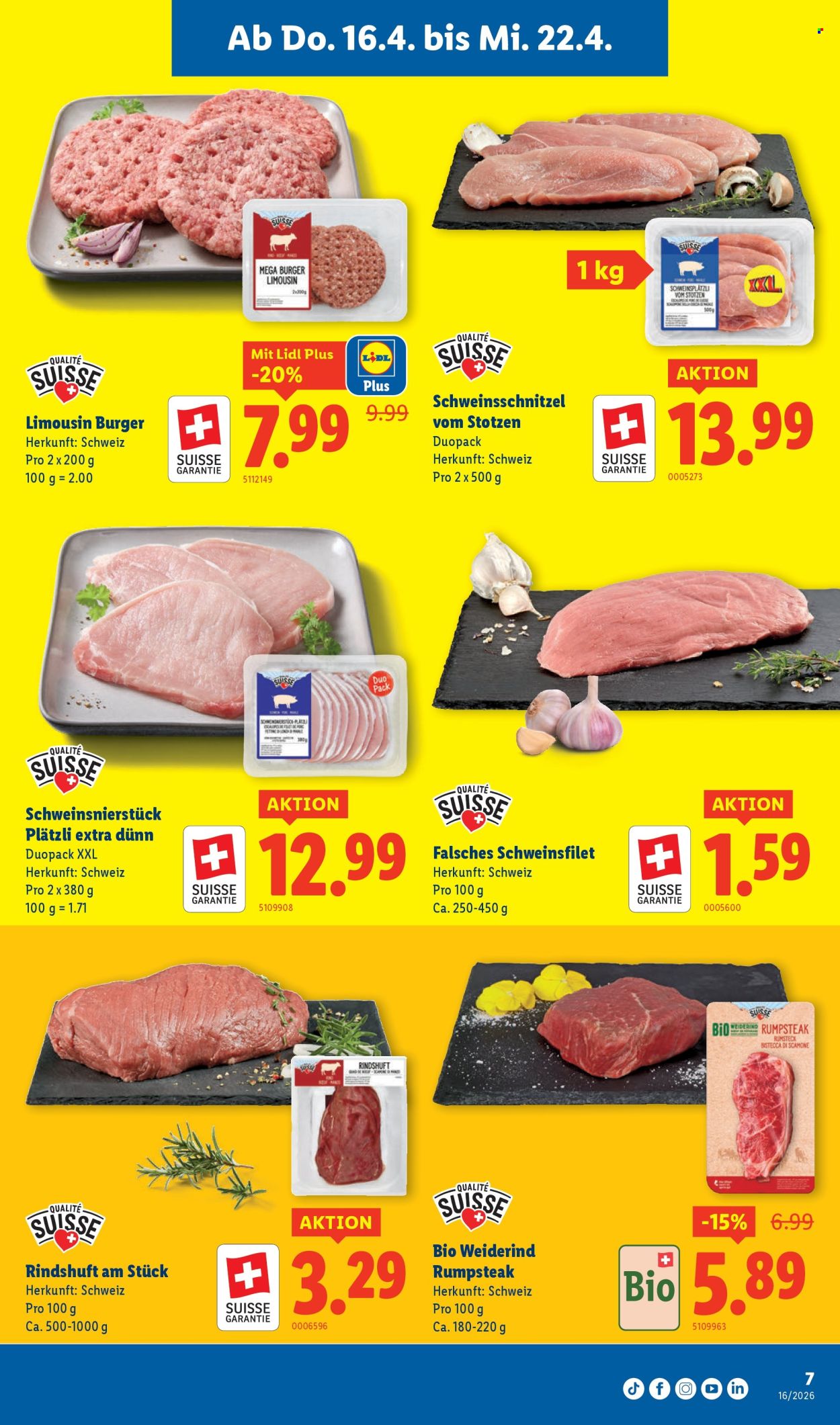 Catalogue Lidl - 16.4.2026 - 22.4.2026. Page 7. Page 7