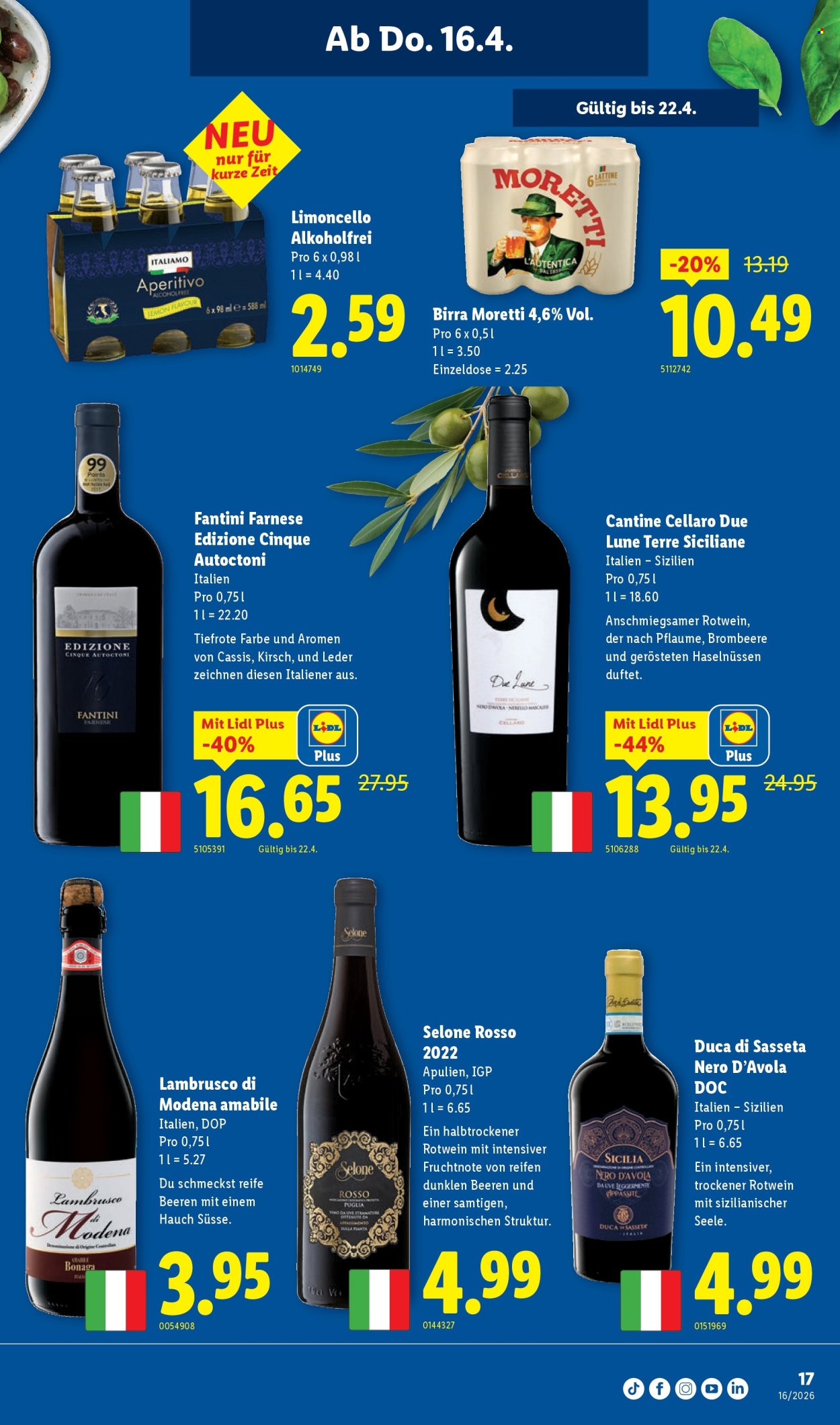 Catalogue Lidl - 16.4.2026 - 22.4.2026. Page 17. Page 17