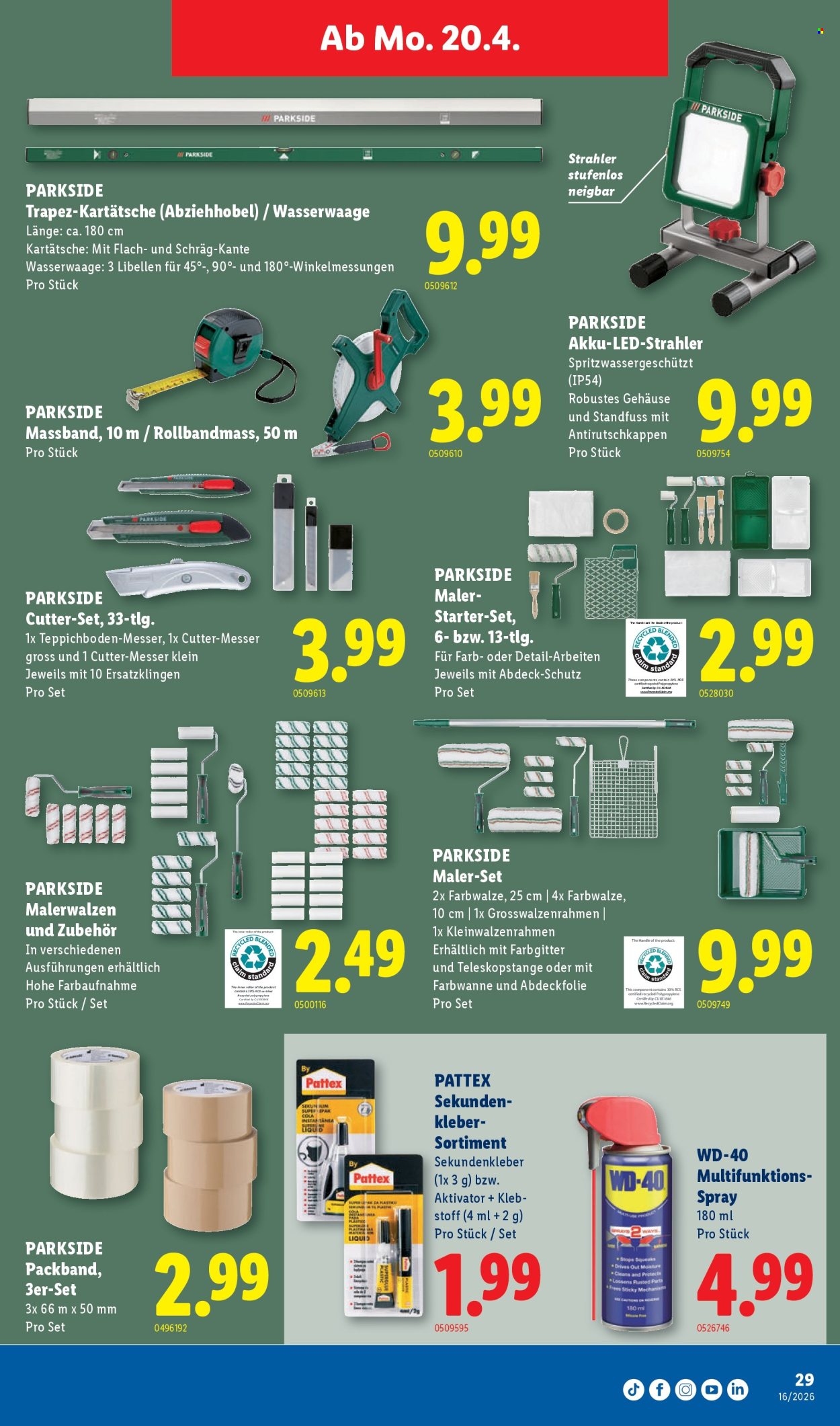 Catalogue Lidl - 16.4.2026 - 22.4.2026. Page 29. Page 29