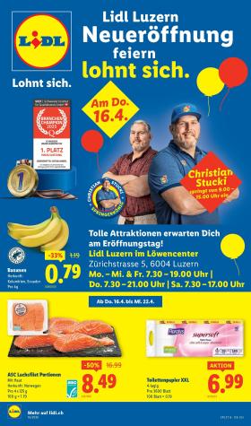 Lidl - Neueröffnung Lidl Luzern