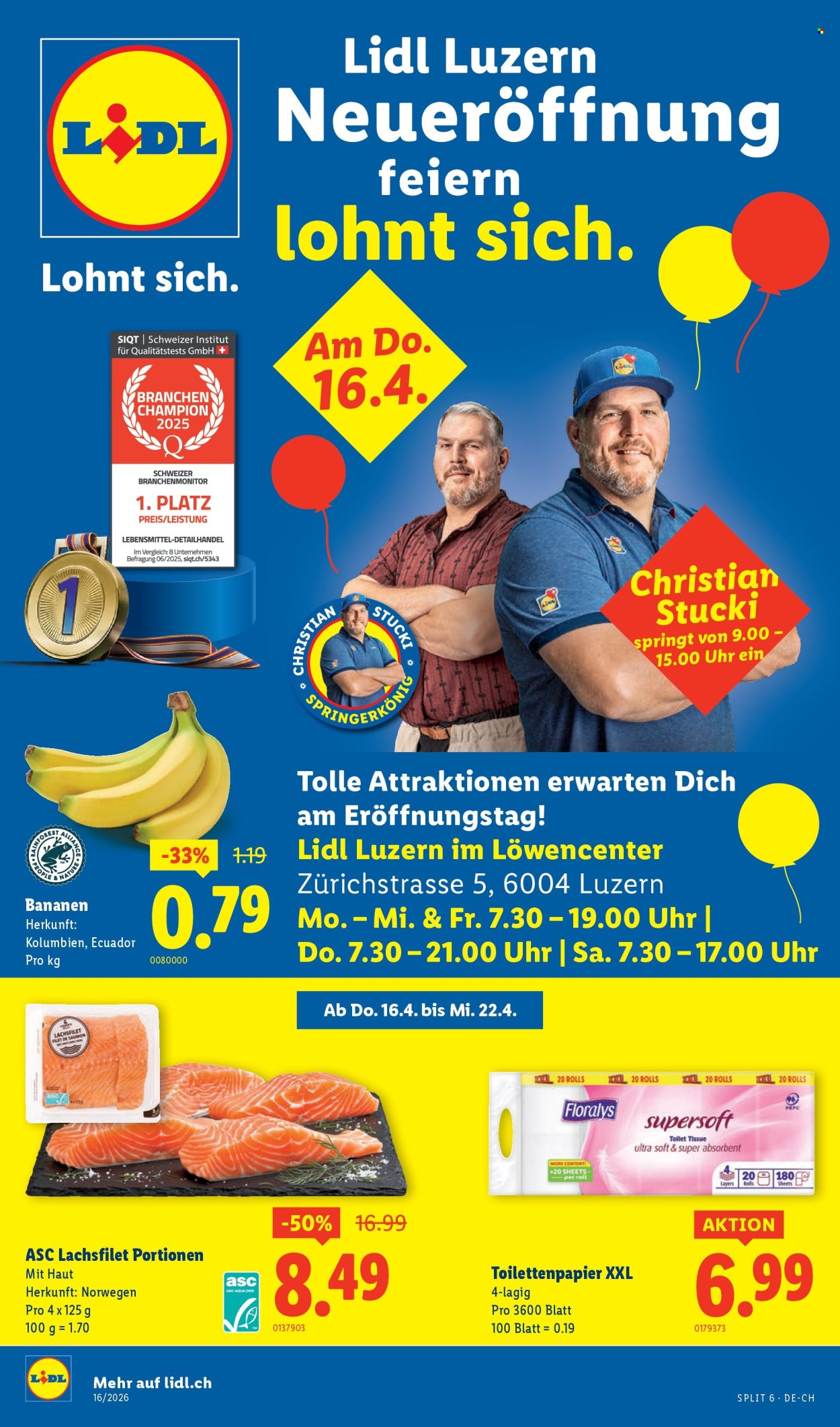 Catalogue Lidl - 16.4.2026 - 22.4.2026. Page 1. Page 1