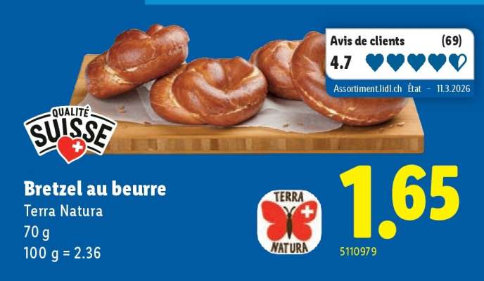 Bretzel au beurre