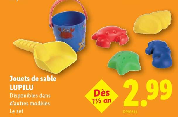 Jouets de sable