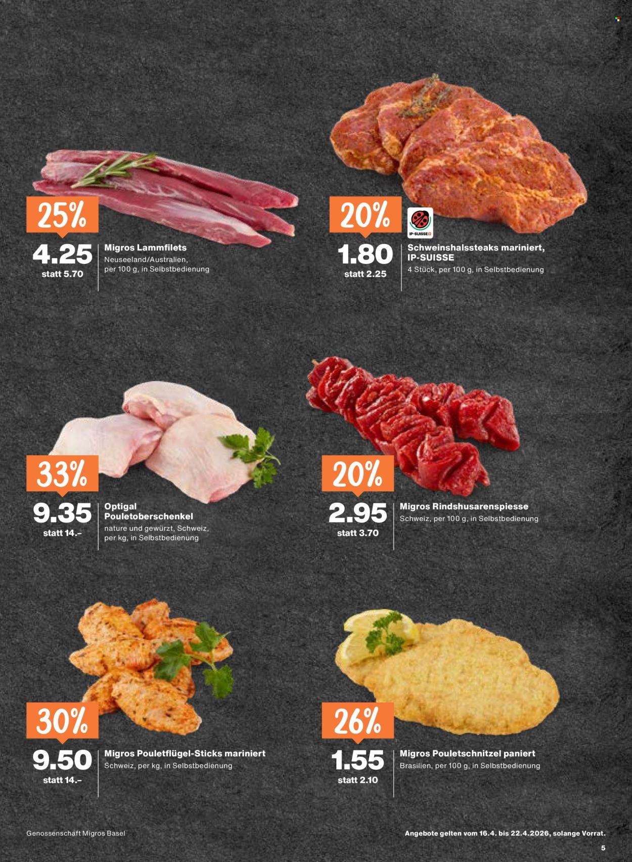 Catalogue Migros - 16.4.2026 - 22.4.2026. Page 5. Page 5