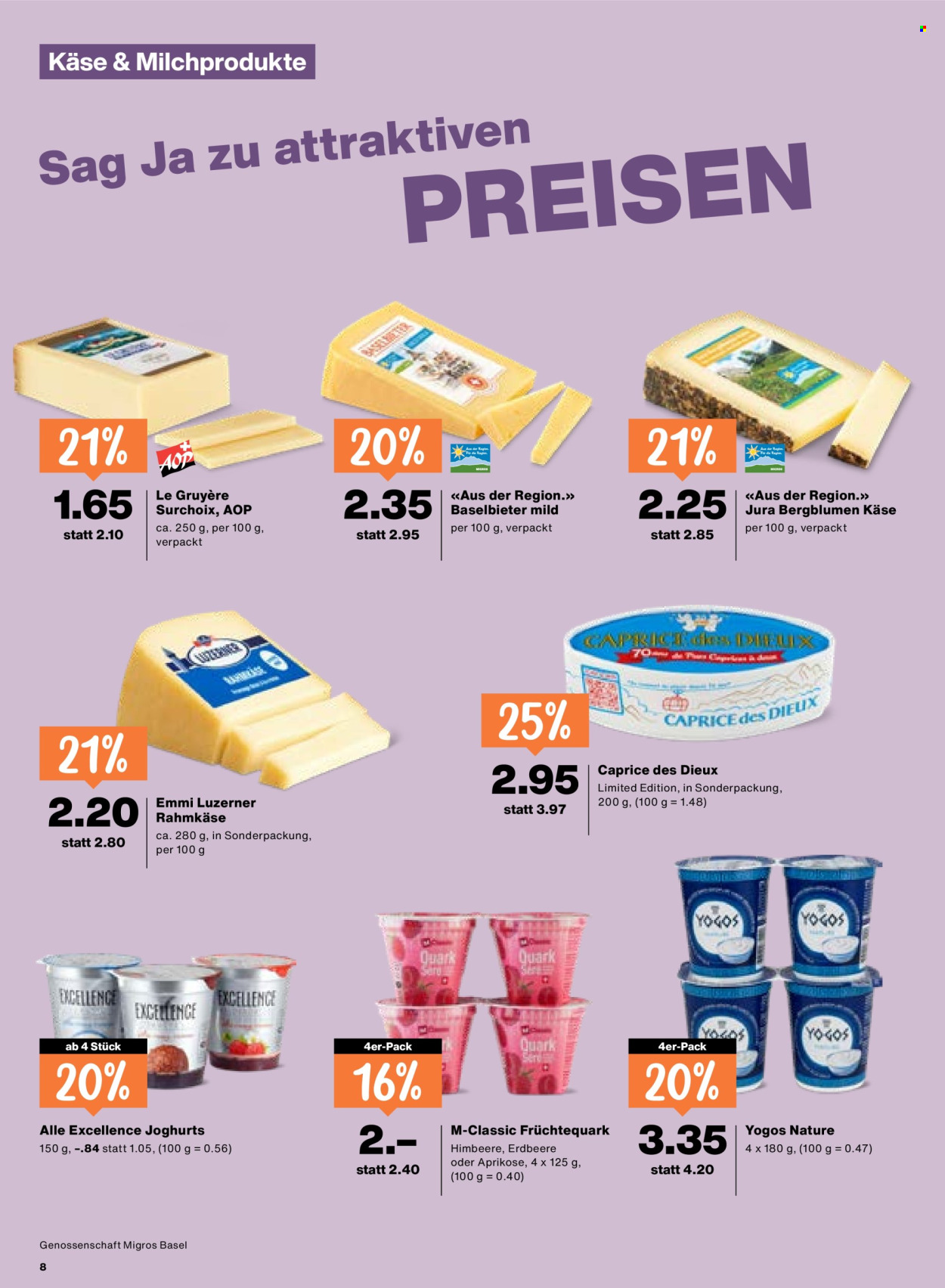 Catalogue Migros - 16.4.2026 - 22.4.2026. Page 8. Page 8