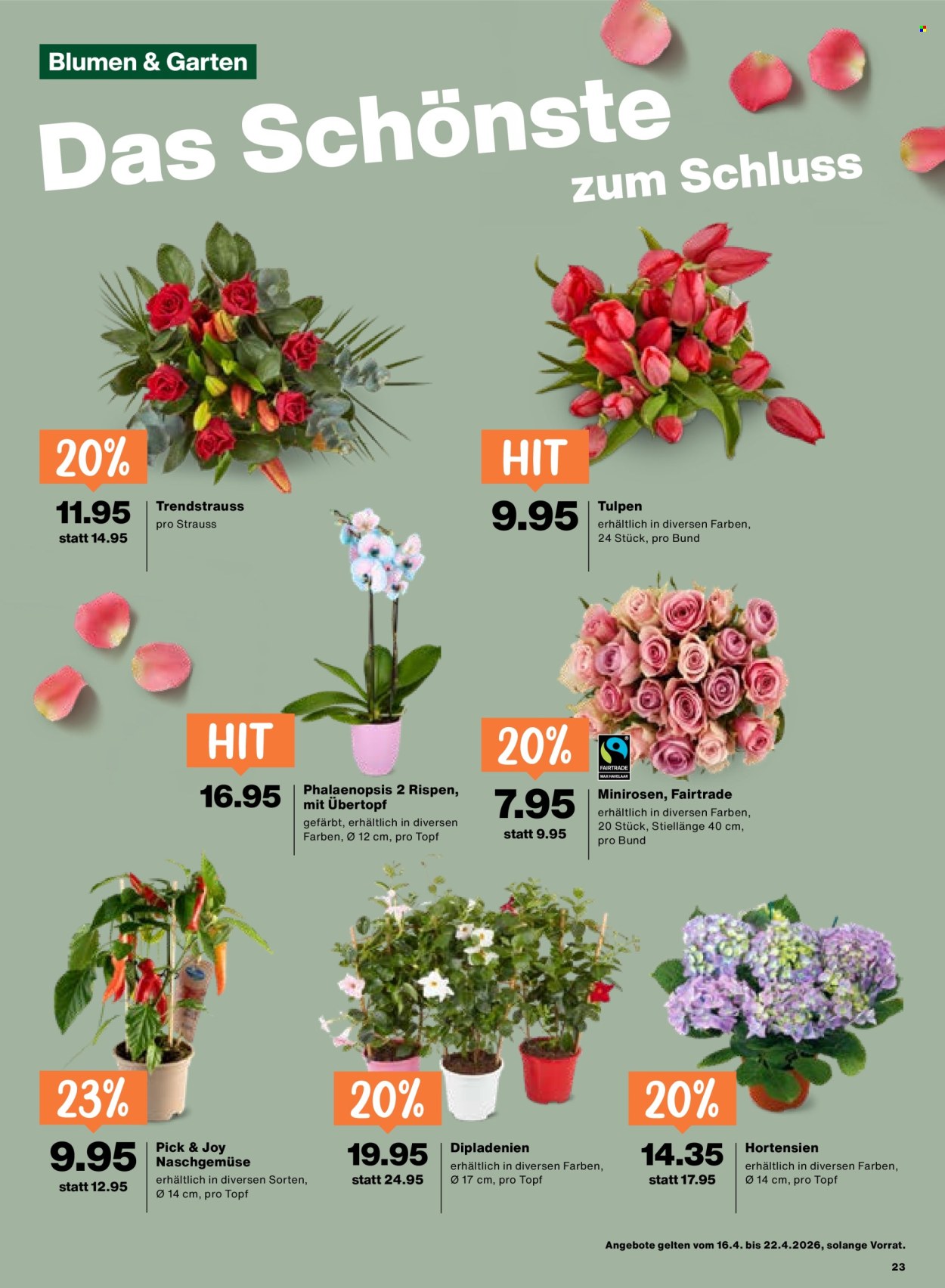 Catalogue Migros - 16.4.2026 - 22.4.2026. Page 23. Page 23
