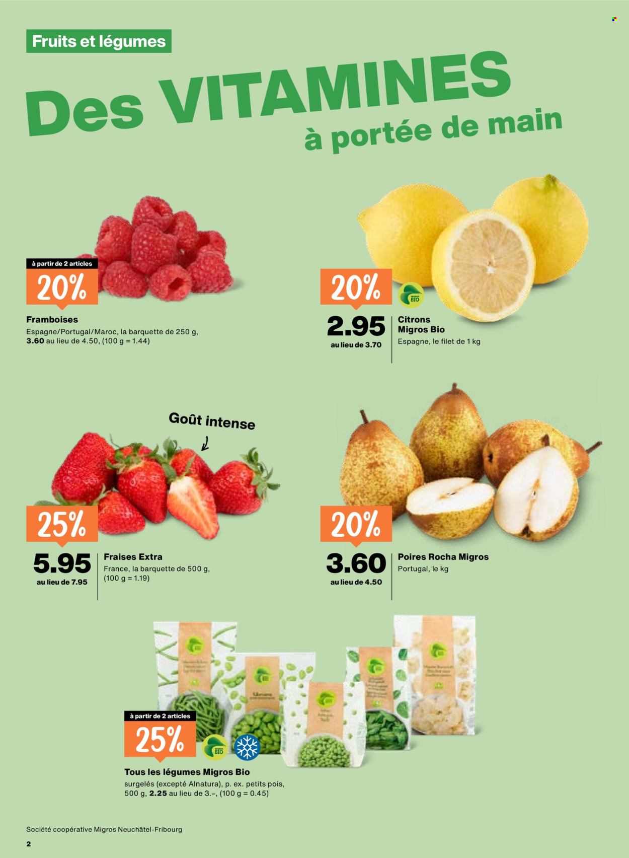 Catalogue Migros - 16.4.2026 - 22.4.2026. Page 2. Page 2