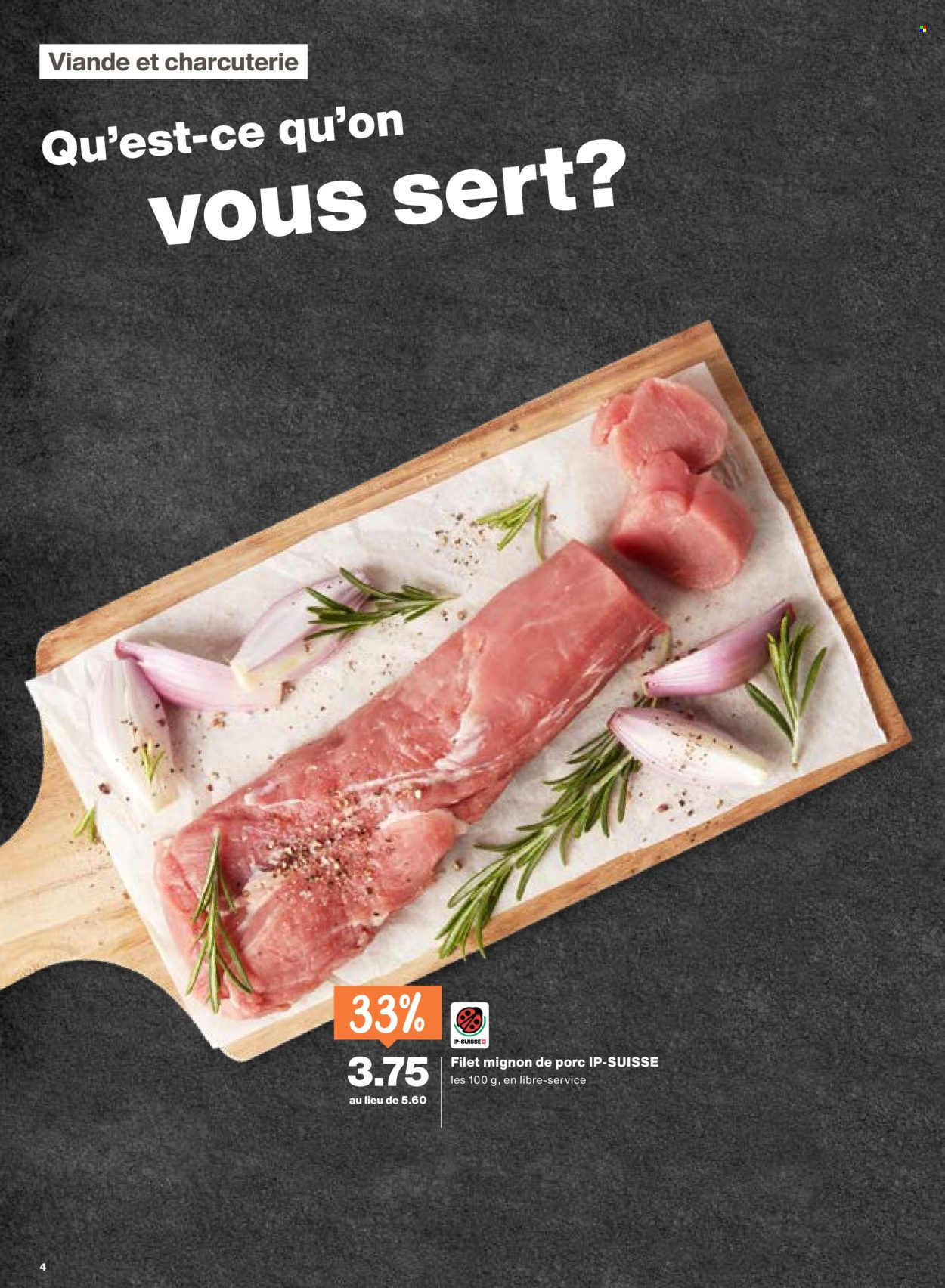 Catalogue Migros - 16.4.2026 - 22.4.2026. Page 4. Page 4