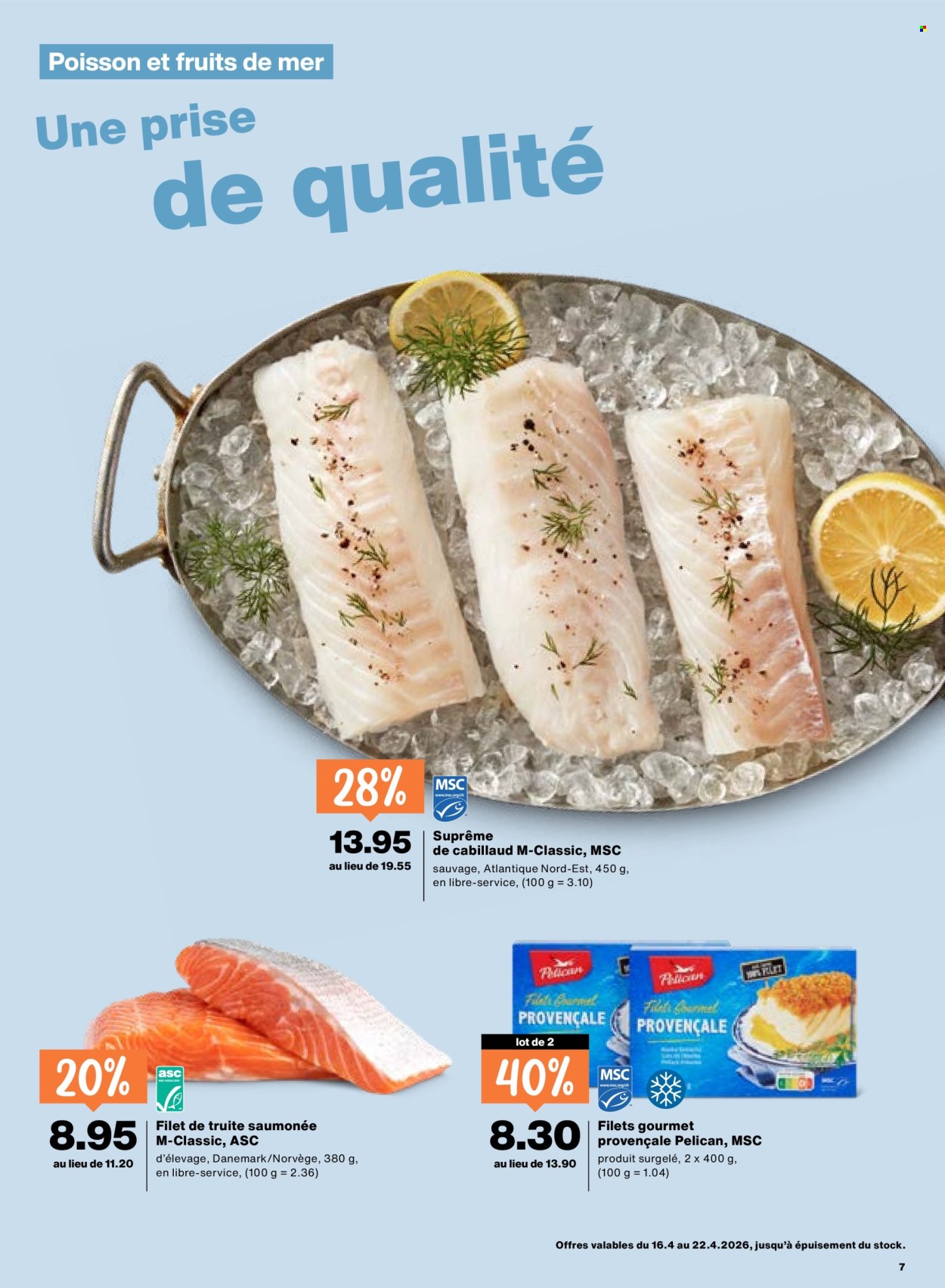 Catalogue Migros - 16.4.2026 - 22.4.2026. Page 7. Page 7