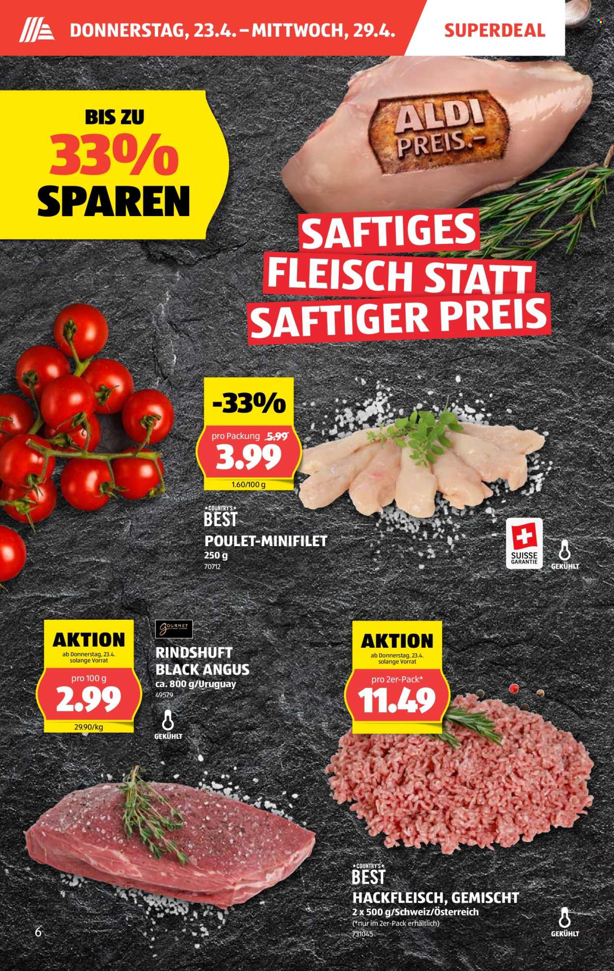 Catalogue Aldi - 23.4.2026 - 29.4.2026. Page 6. Page 6