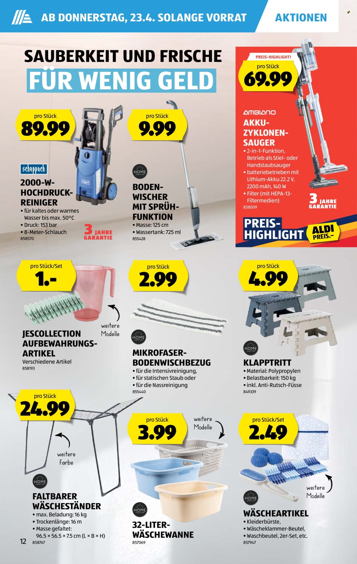 Catalogue Aldi - 23.4.2026 - 29.4.2026. Page 12. Page 12