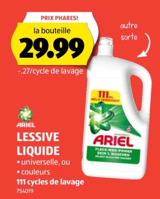 ARIEL LESSIVE LIQUIDE