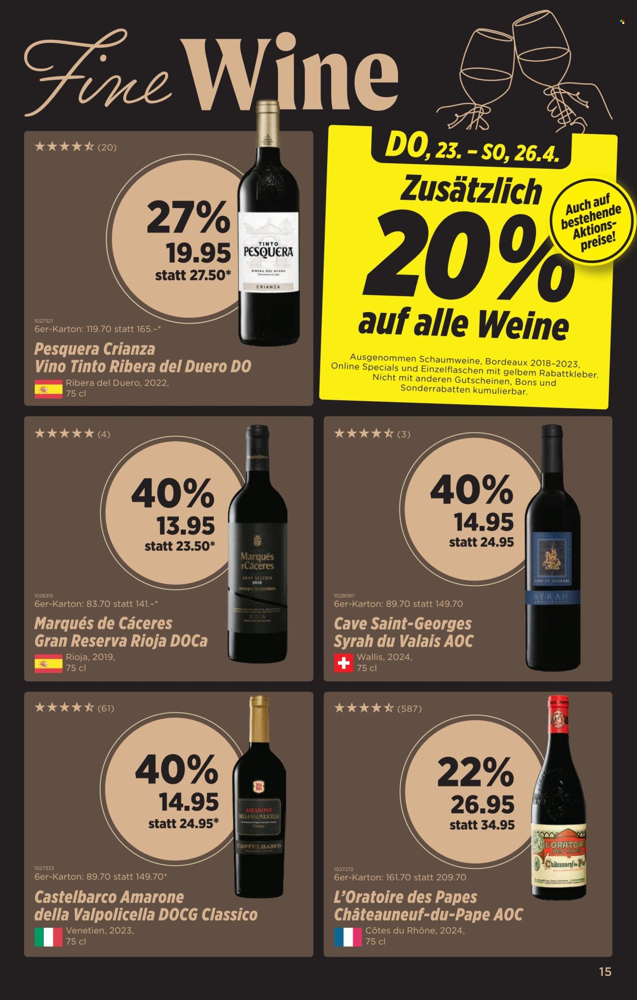 Catalogue Denner - 23.4.2026 - 29.4.2026. Page 15. Page 15