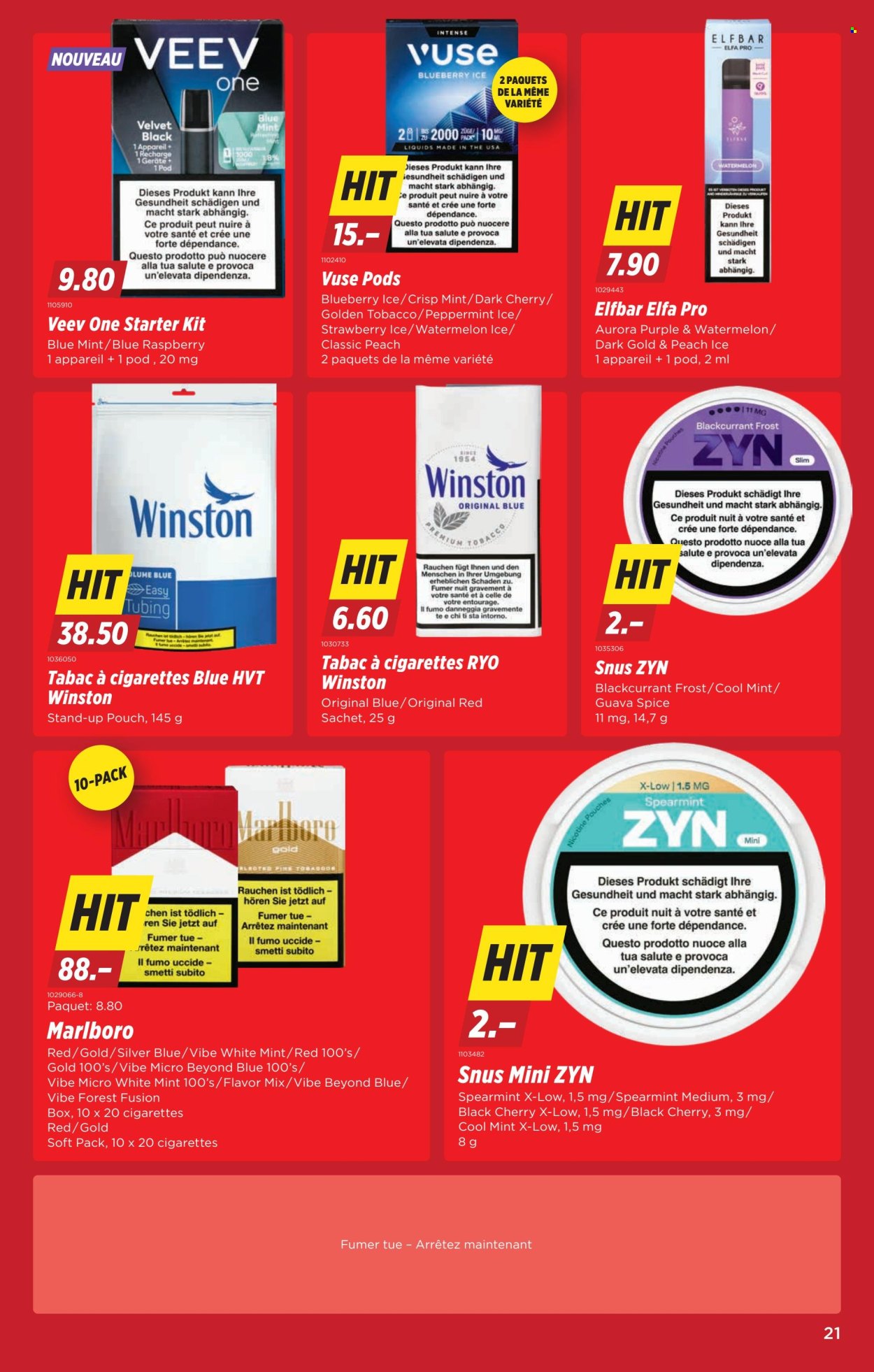 Catalogue Denner - 23.4.2026 - 29.4.2026. Page 21. Page 21