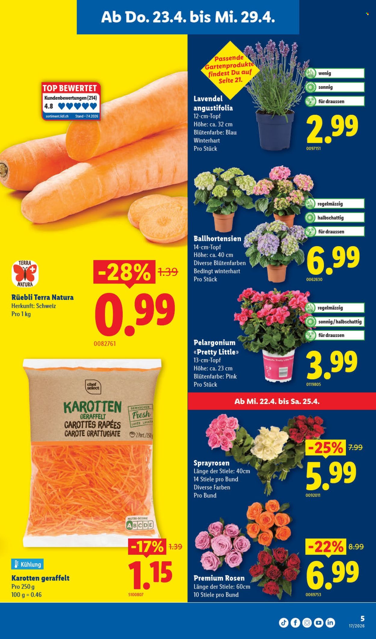 Catalogue Lidl - 23.4.2026 - 29.4.2026. Page 5. Page 5
