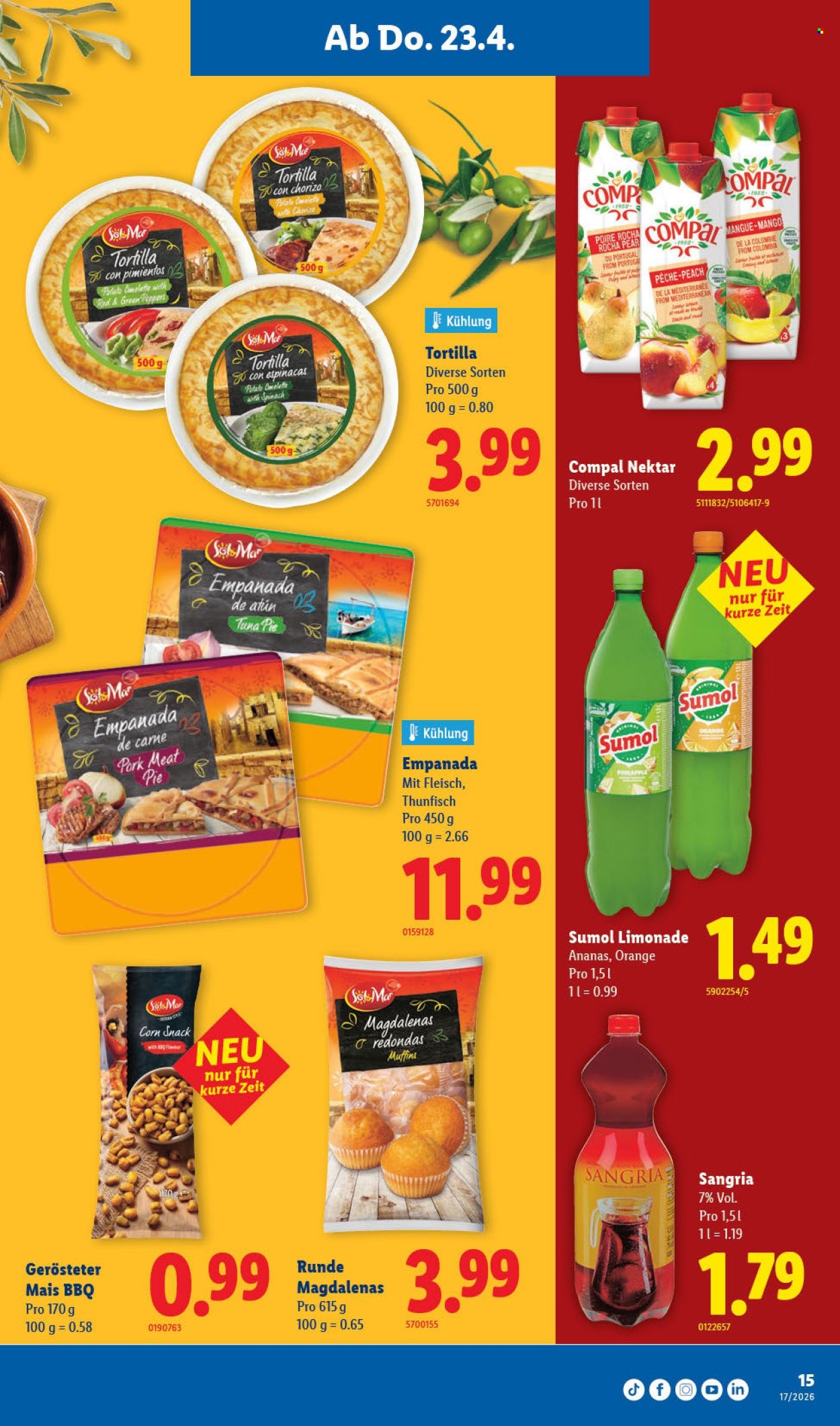 Catalogue Lidl - 23.4.2026 - 29.4.2026. Page 15. Page 15