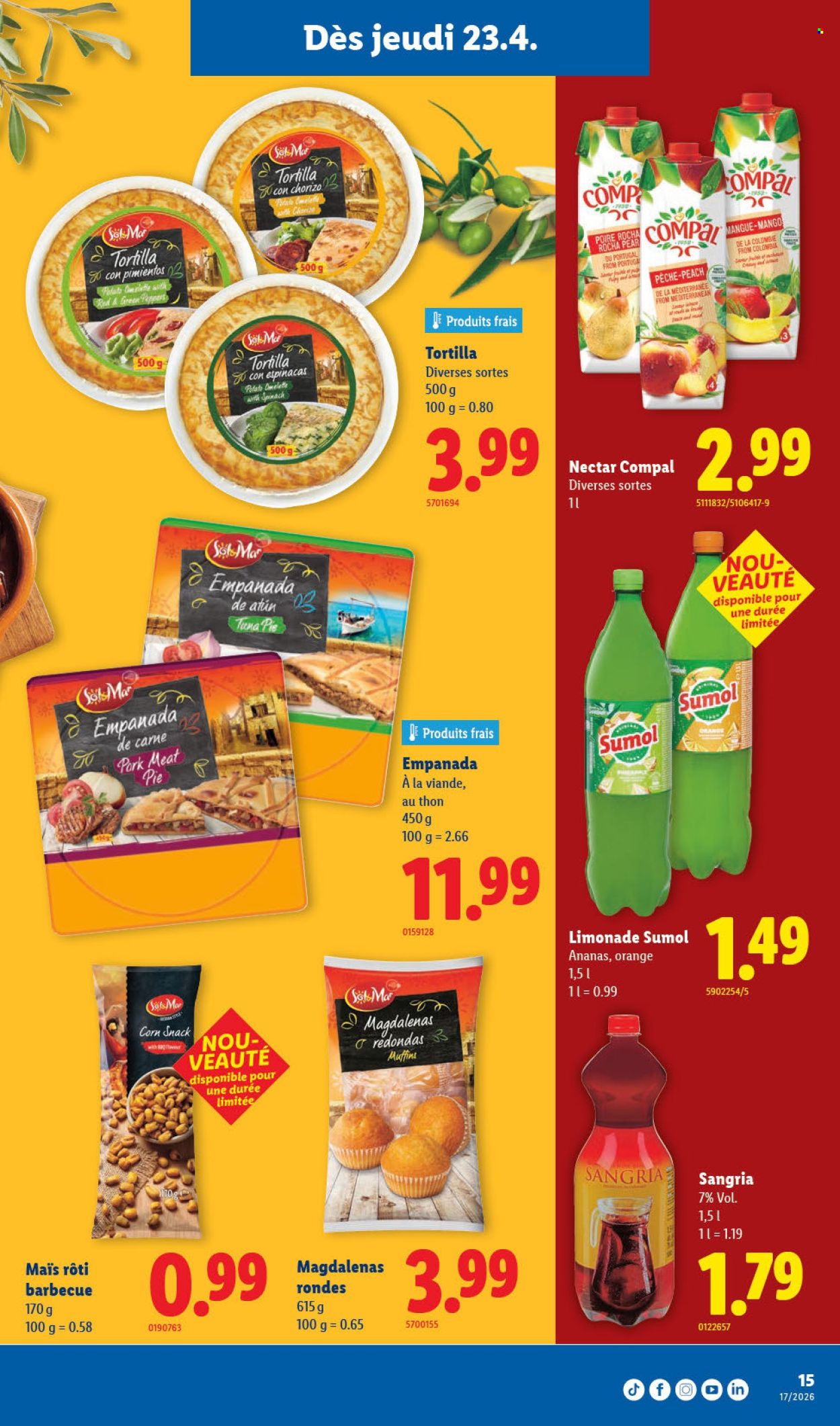 Catalogue Lidl - 23.4.2026 - 29.4.2026. Page 15. Page 15