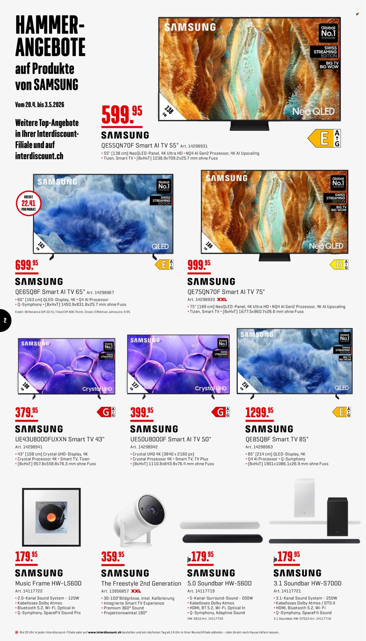 Catalogue Interdiscount - 20.4.2026 - 3.5.2026. Page 2. Page 2