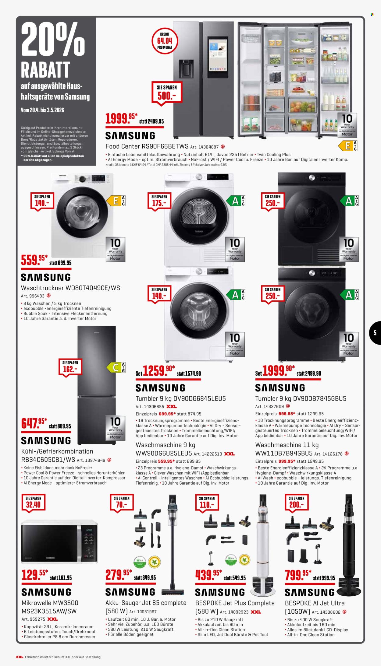 Catalogue Interdiscount - 20.4.2026 - 3.5.2026. Page 5. Page 5
