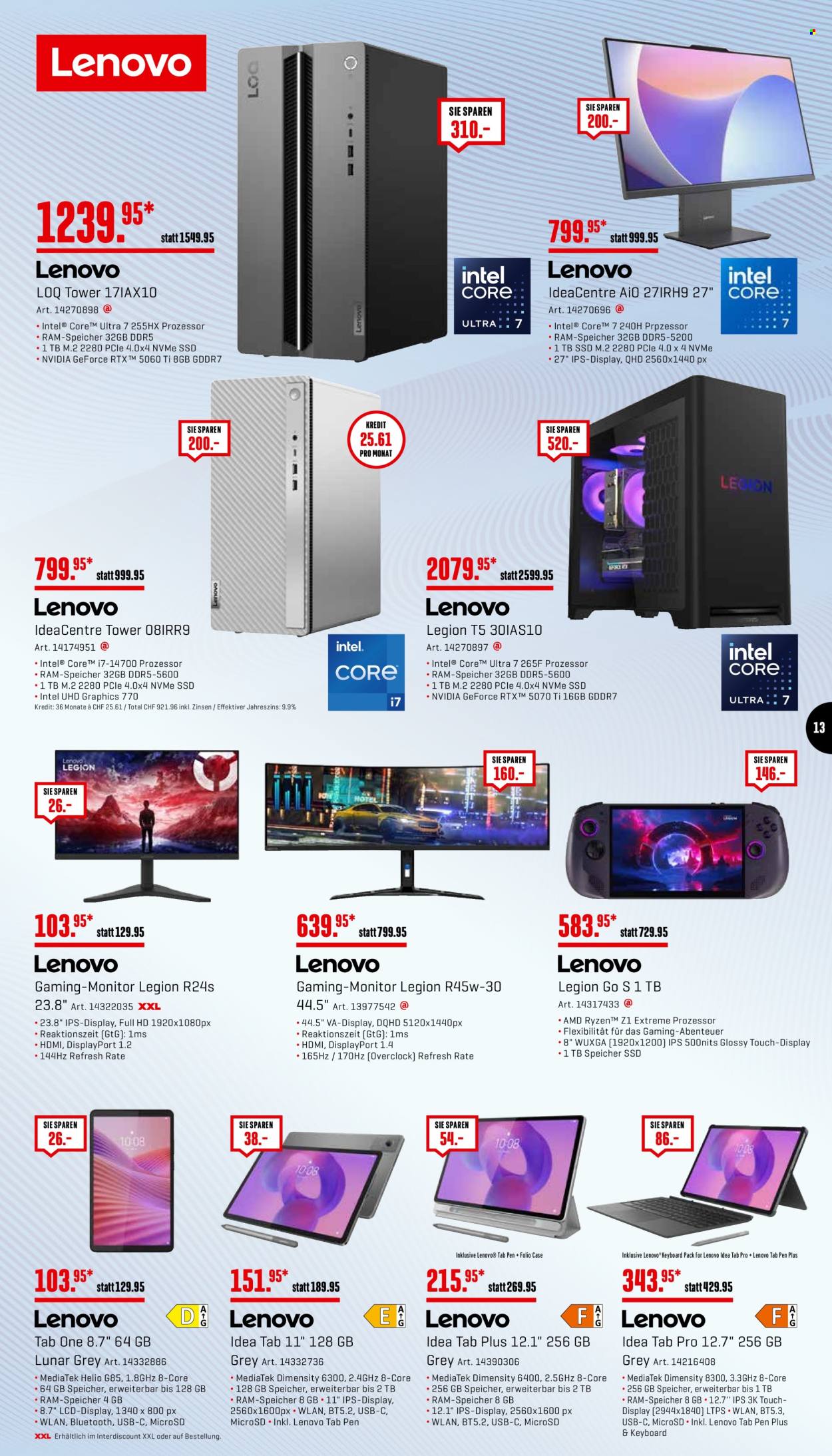 Catalogue Interdiscount - 20.4.2026 - 3.5.2026. Page 13. Page 13