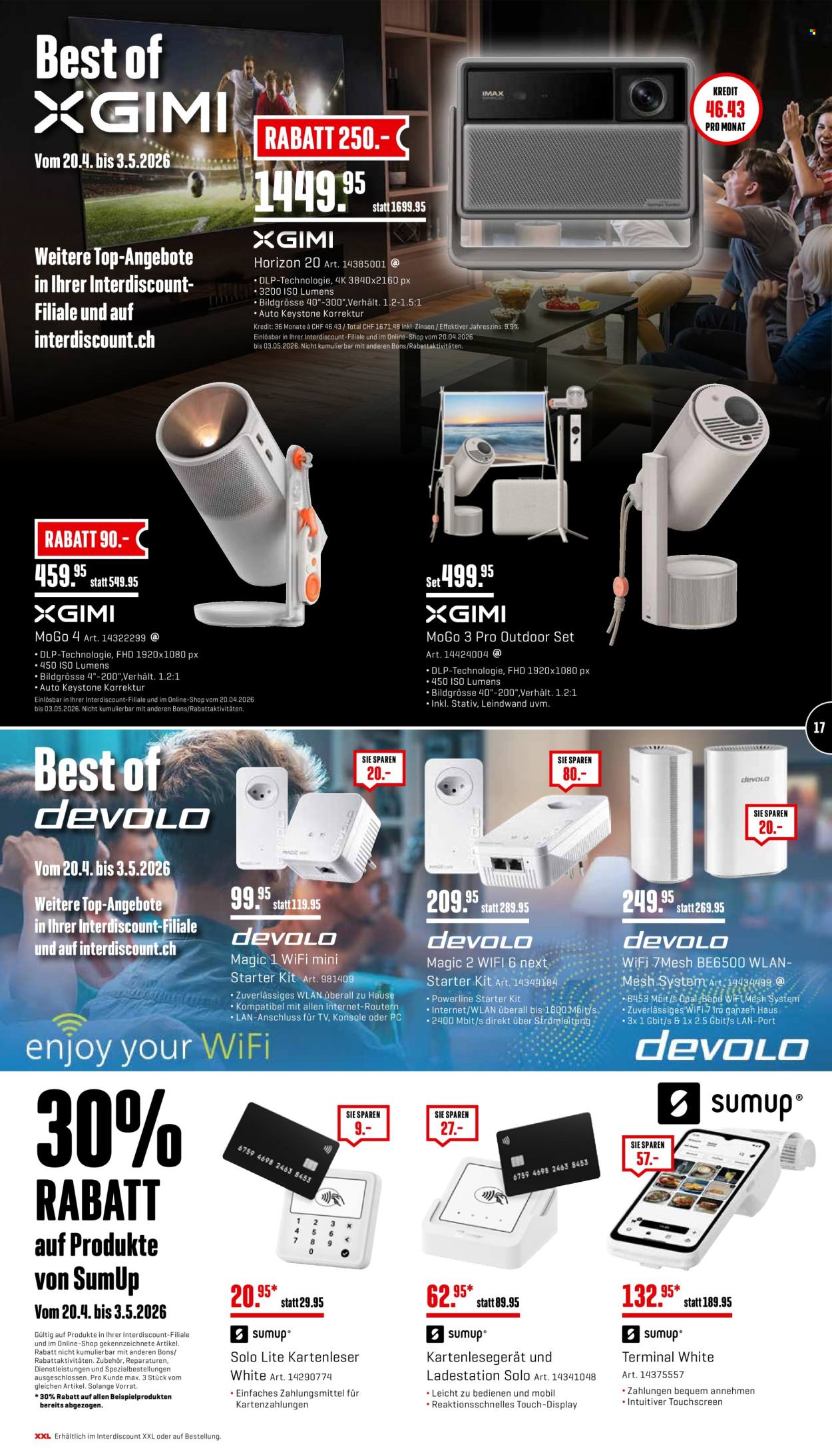 Catalogue Interdiscount - 20.4.2026 - 3.5.2026. Page 17. Page 17