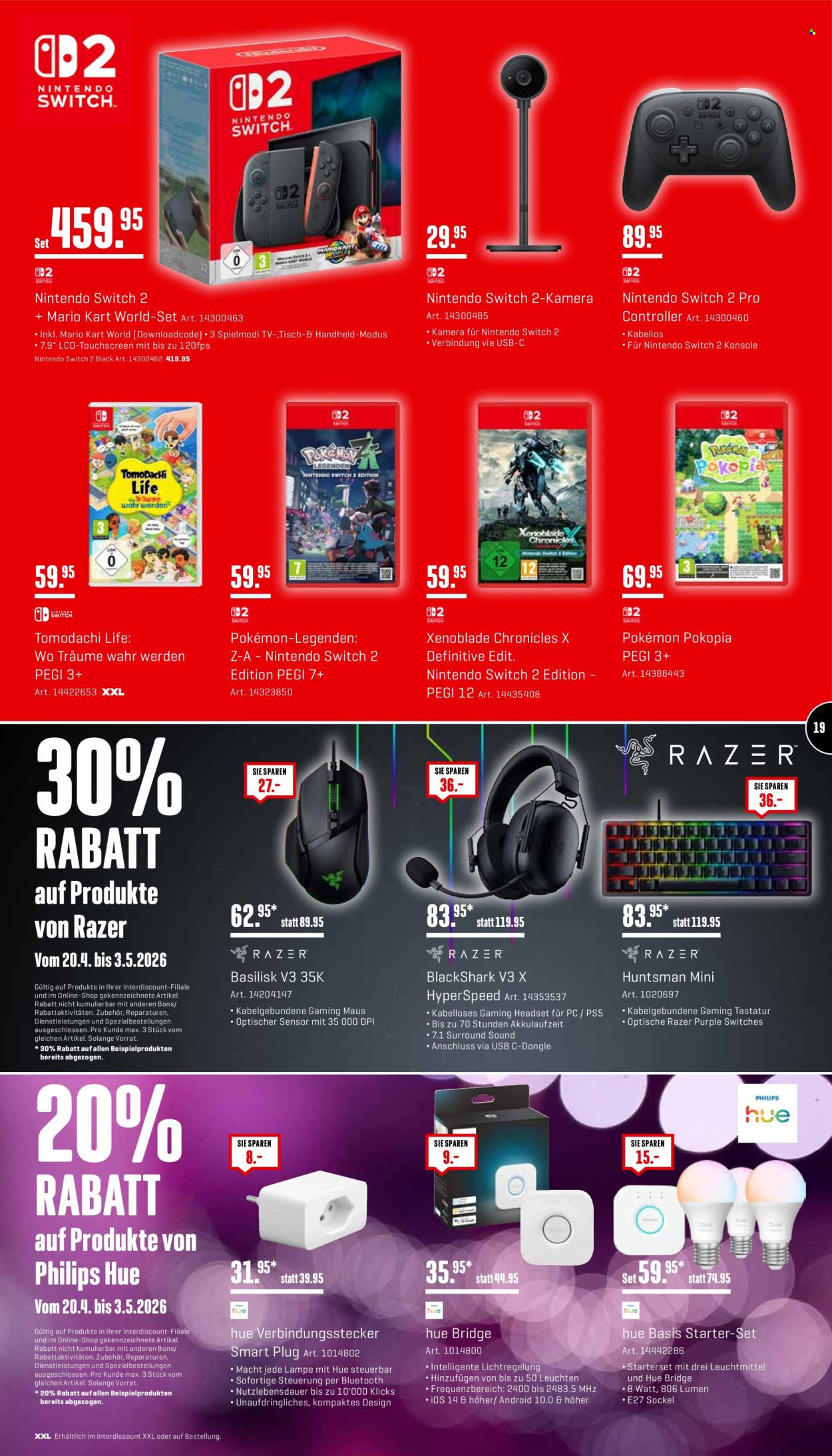 Catalogue Interdiscount - 20.4.2026 - 3.5.2026. Page 19. Page 19