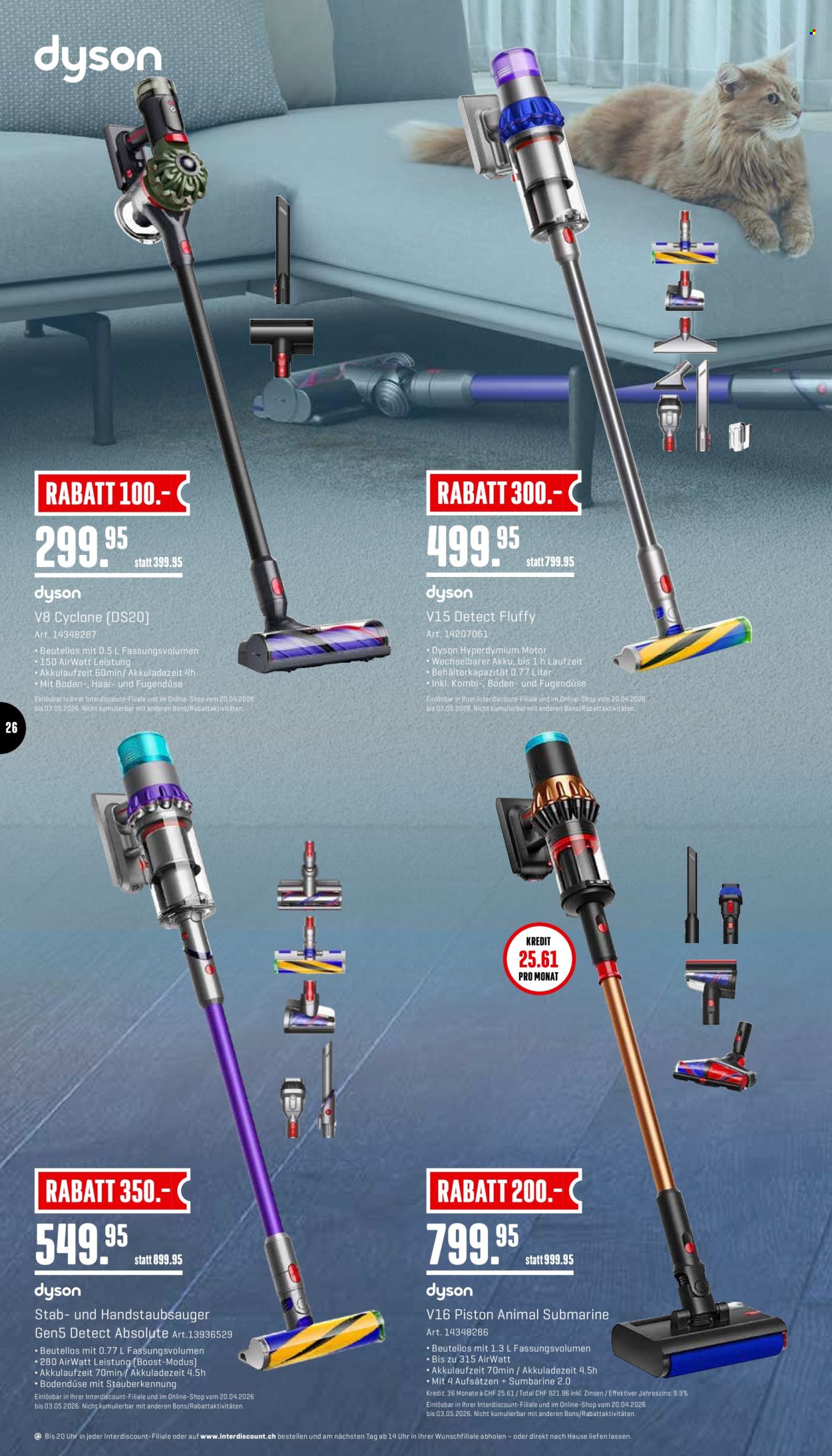 Catalogue Interdiscount - 20.4.2026 - 3.5.2026. Page 26. Page 26