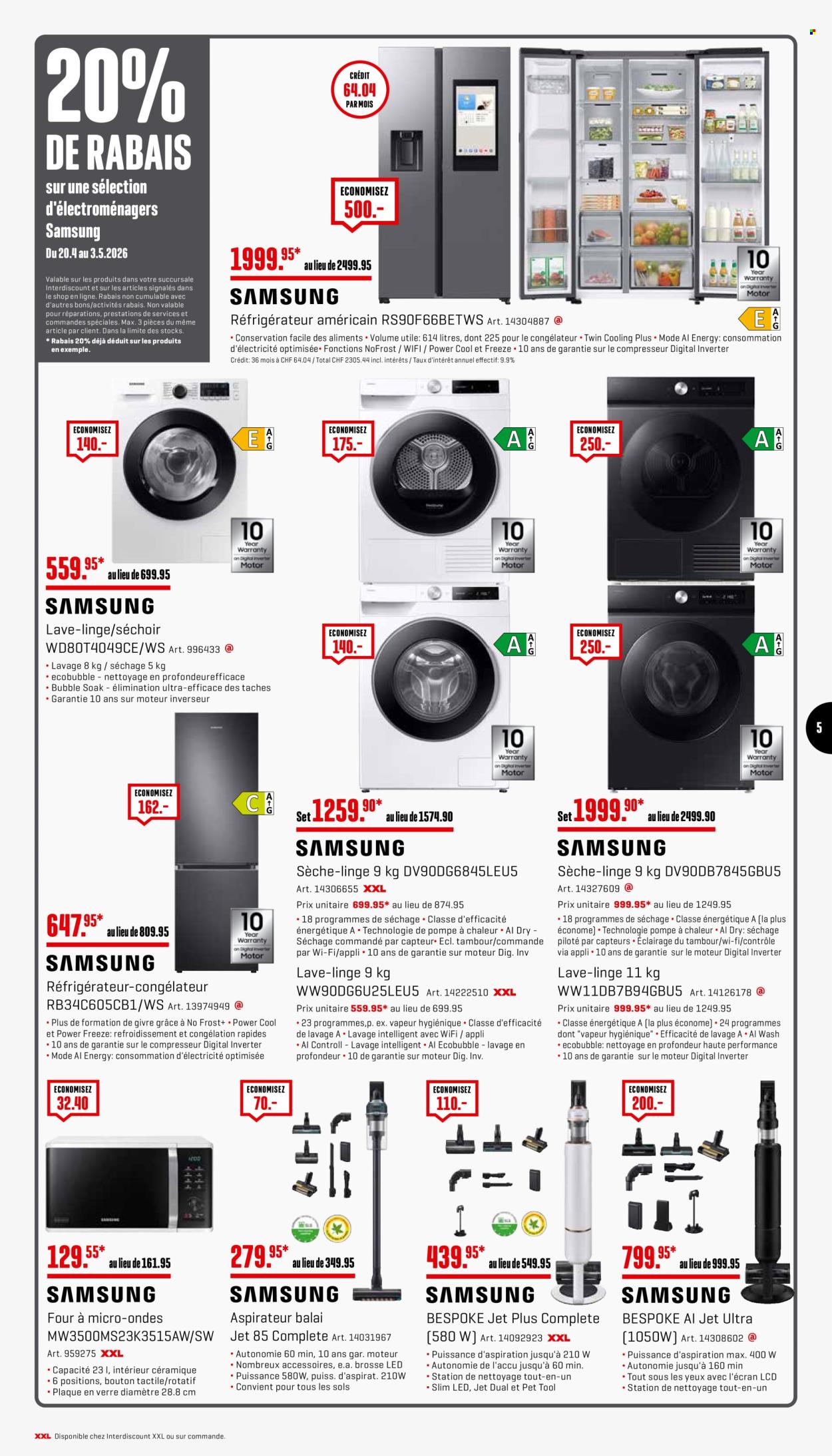 Catalogue Interdiscount - 20.4.2026 - 3.5.2026. Page 5. Page 5