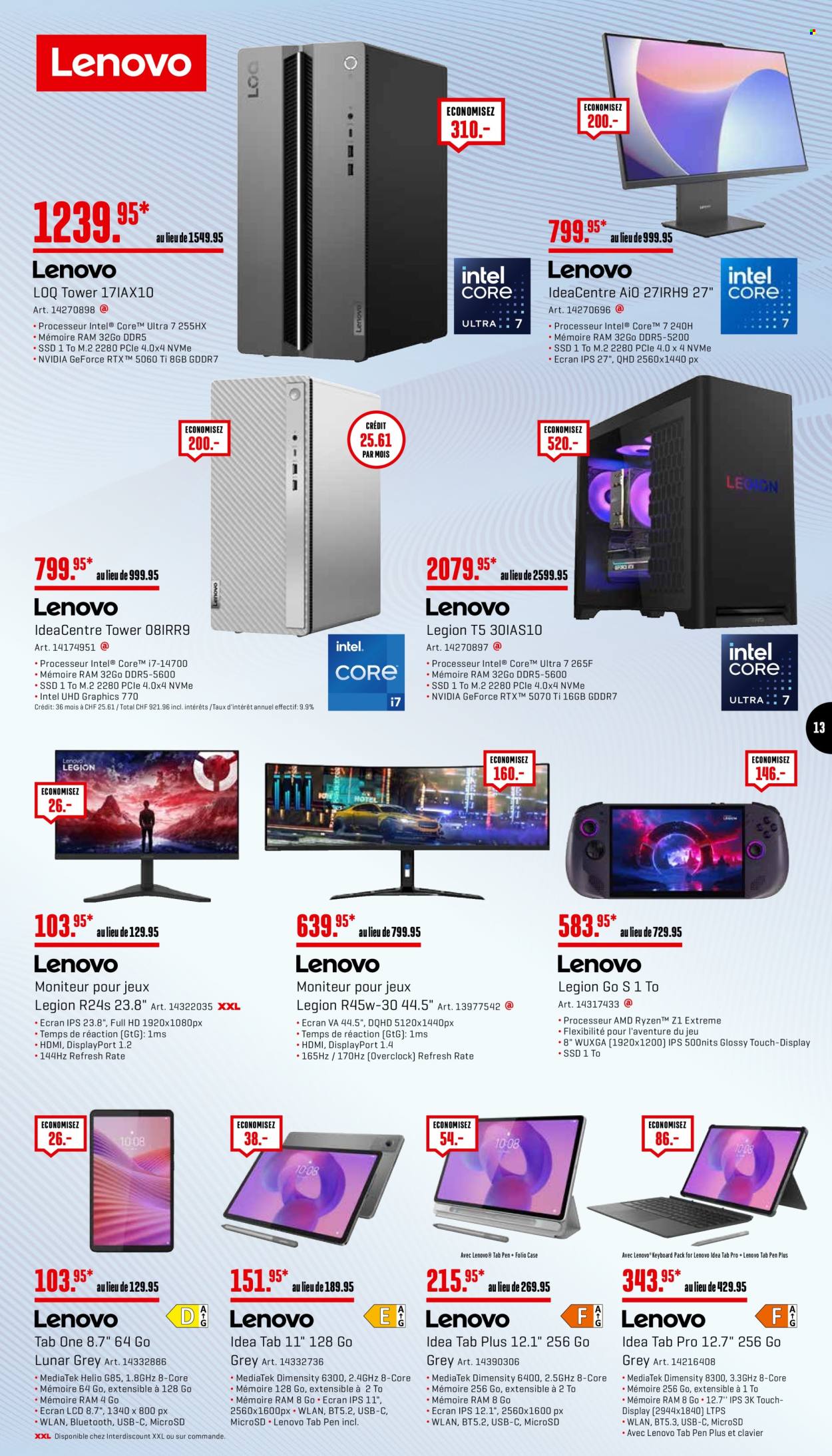 Catalogue Interdiscount - 20.4.2026 - 3.5.2026. Page 13. Page 13