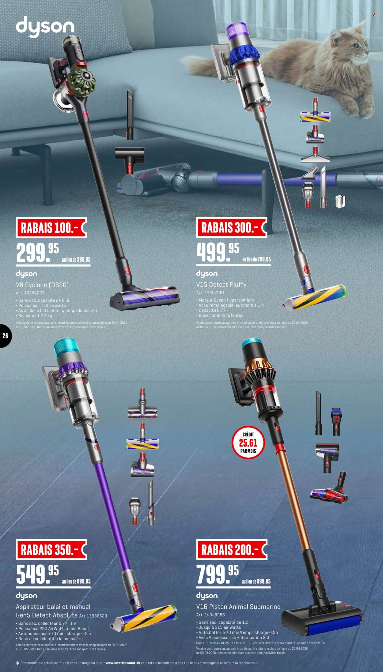 Catalogue Interdiscount - 20.4.2026 - 3.5.2026. Page 26. Page 26