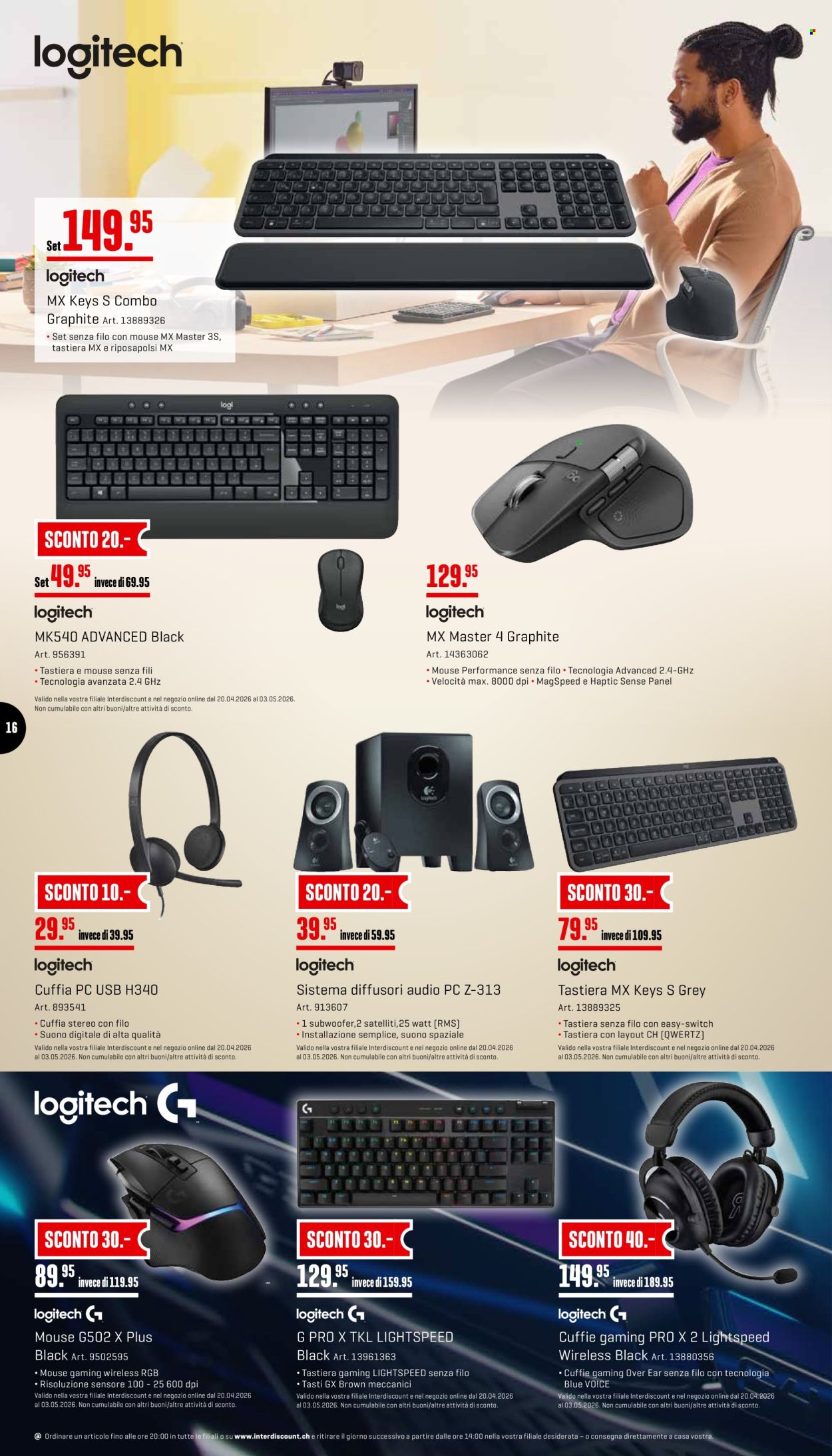 Catalogue Interdiscount - 20.4.2026 - 3.5.2026. Page 16. Page 16