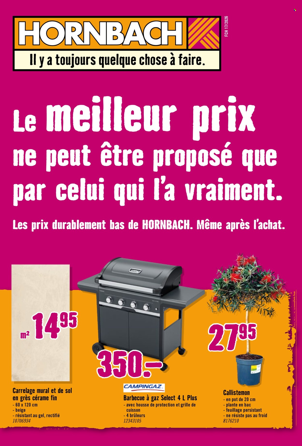 Catalogue Hornbach - 21.4.2026 - 18.5.2026. Page 1. Page 1