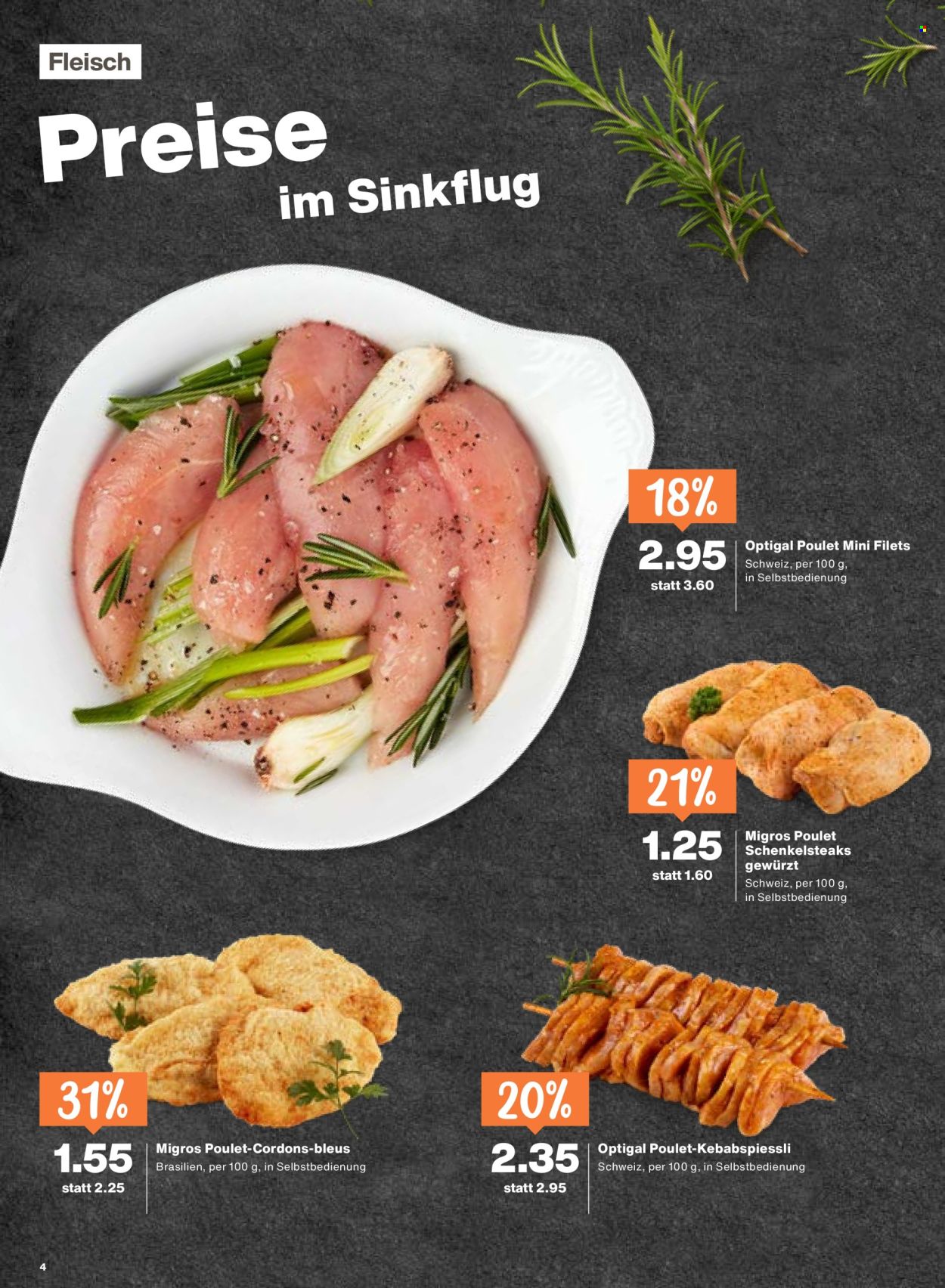 Catalogue Migros - 23.4.2026 - 29.4.2026. Page 4. Page 4