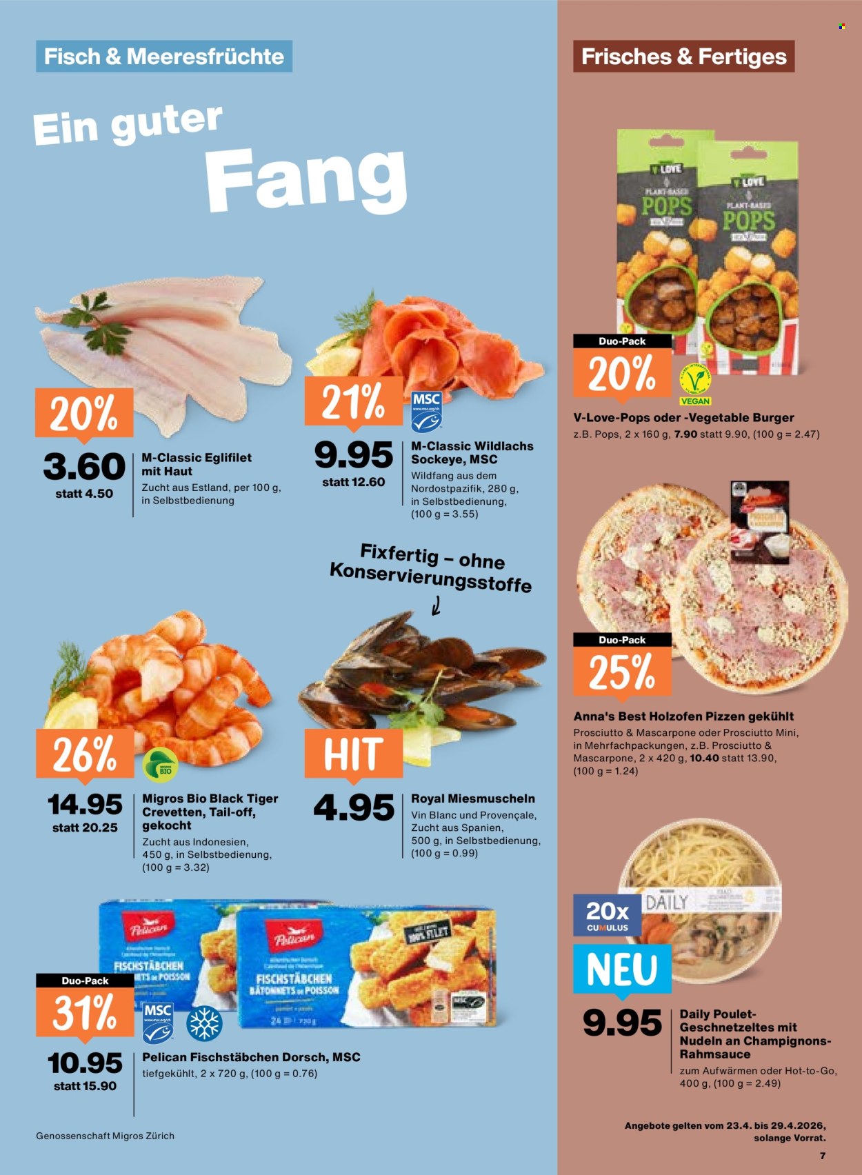 Catalogue Migros - 23.4.2026 - 29.4.2026. Page 7. Page 7