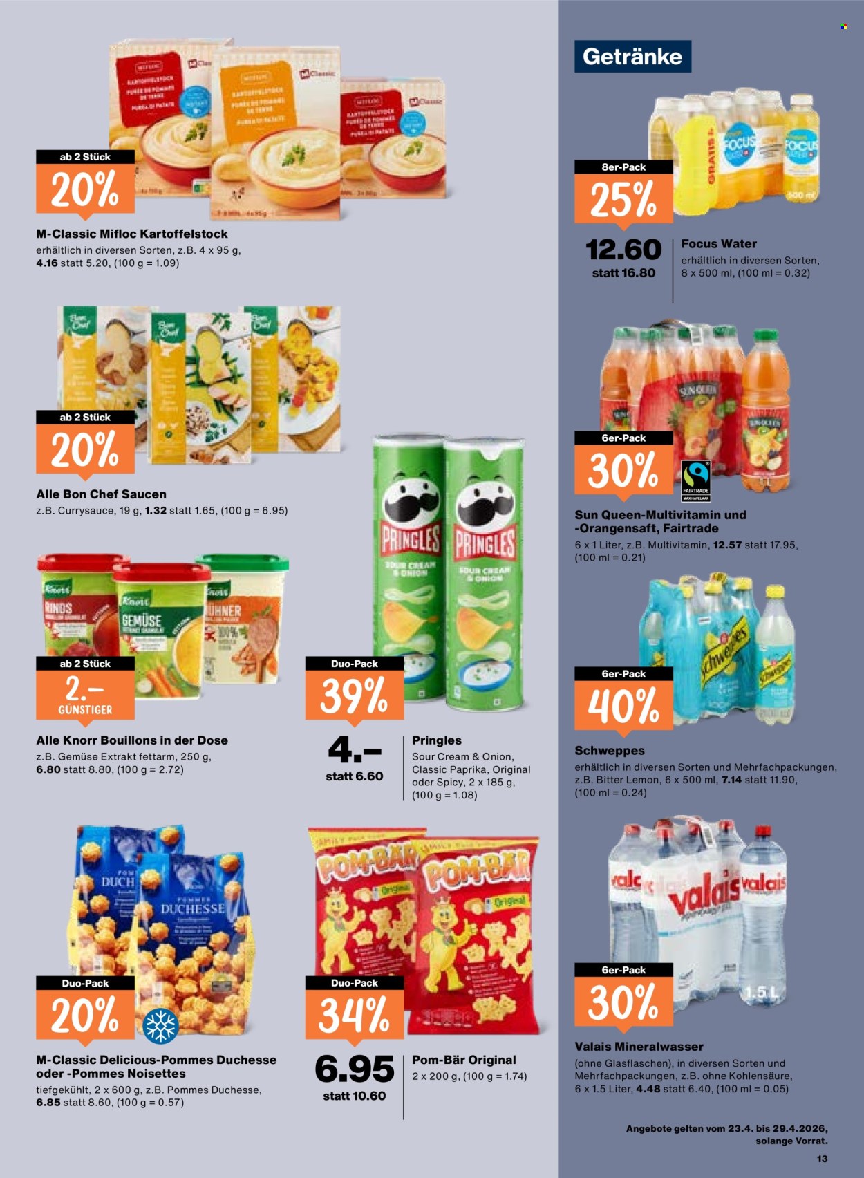 Catalogue Migros - 23.4.2026 - 29.4.2026. Page 13. Page 13