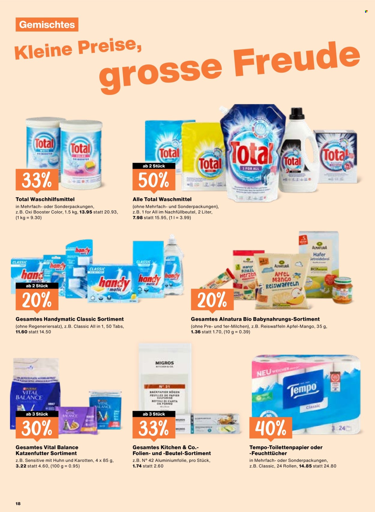 Catalogue Migros - 23.4.2026 - 29.4.2026. Page 18. Page 18