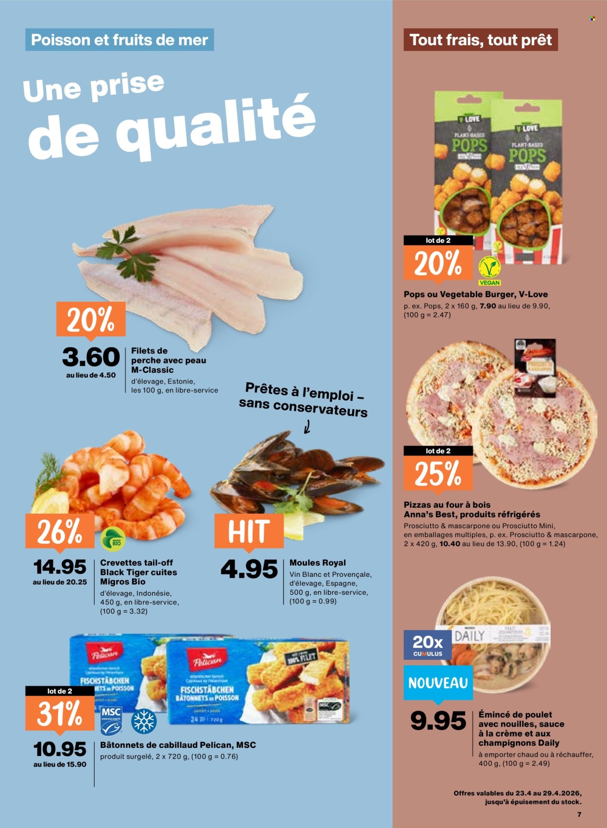Catalogue Migros - 23.4.2026 - 29.4.2026. Page 7. Page 7
